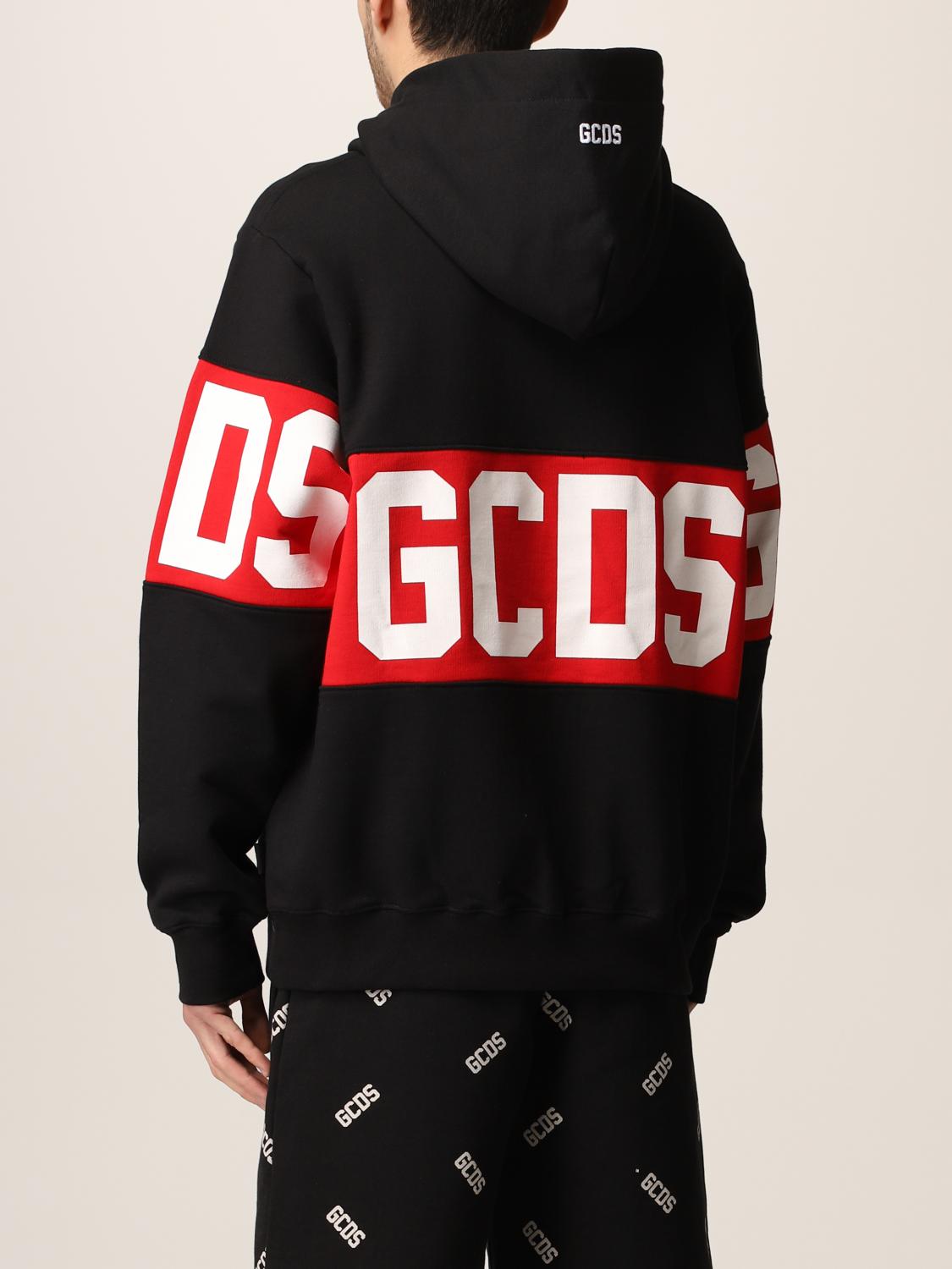 GCDS スウェットシャツ: スウェットシャツ メンズ GCDS, ブラック - Img 3