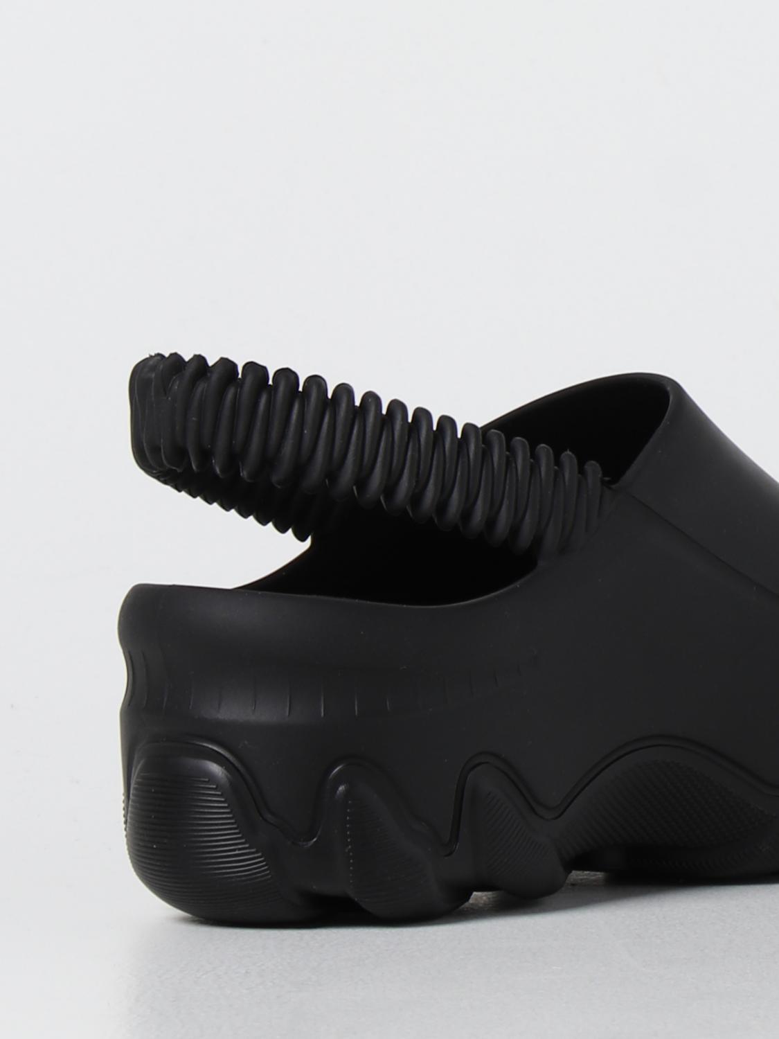 GCDS: Ibex rubber sandals - Black | GCDS shoes SS22M470001