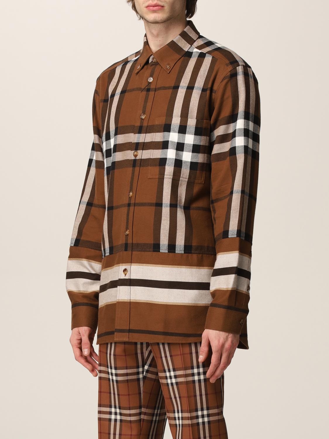 Burberry mens flannel online