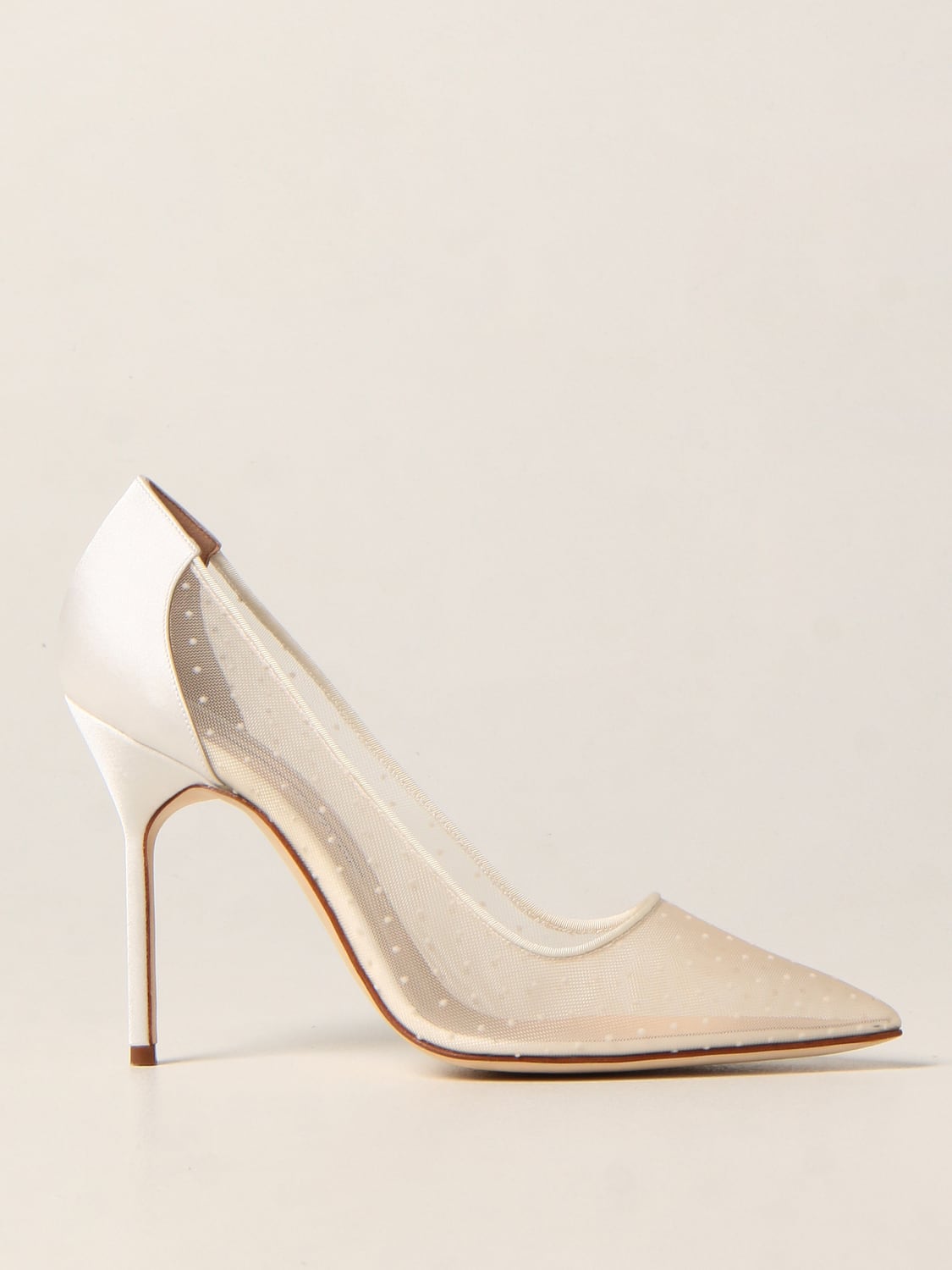 Escarpins Manolo Blahnik Pour Femme - Taille 38, Bicolores, Style à Boucle, Occasion