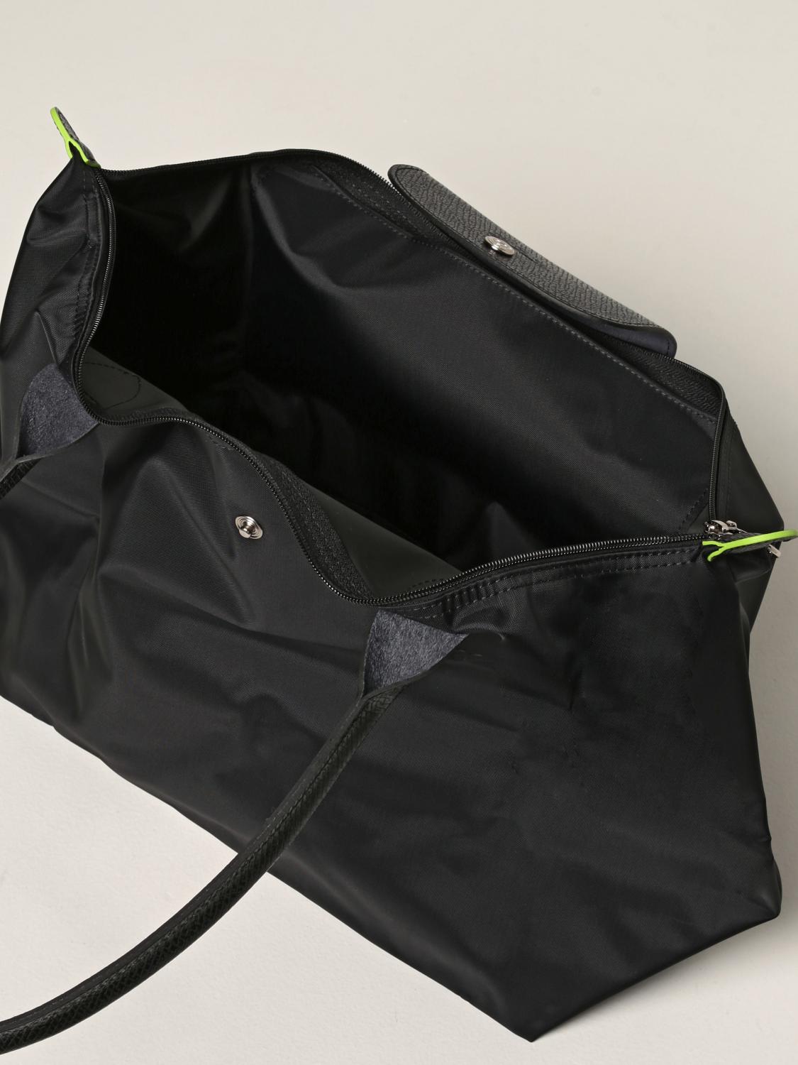 Longchamp Le Pliage City nylon and leather bag - Black | L1899 919