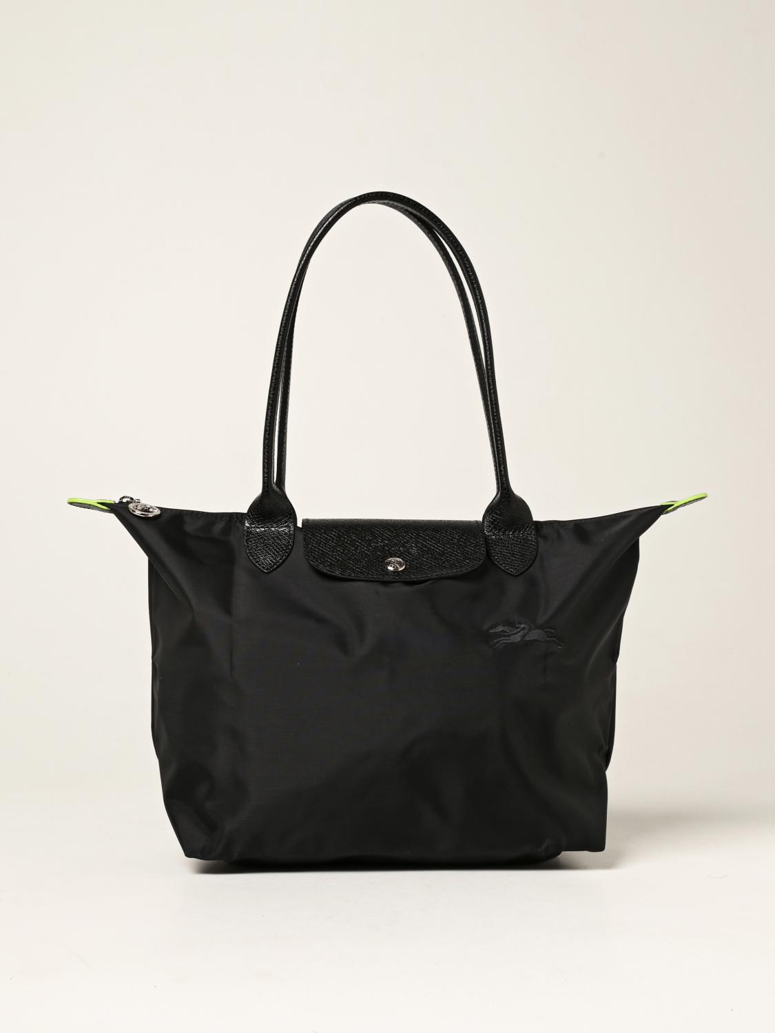 ハンドバッグ LE PLIAGE NYLON HANDBAG Longchamp Le Pliage New Unused Nylon Leather Black S Neo