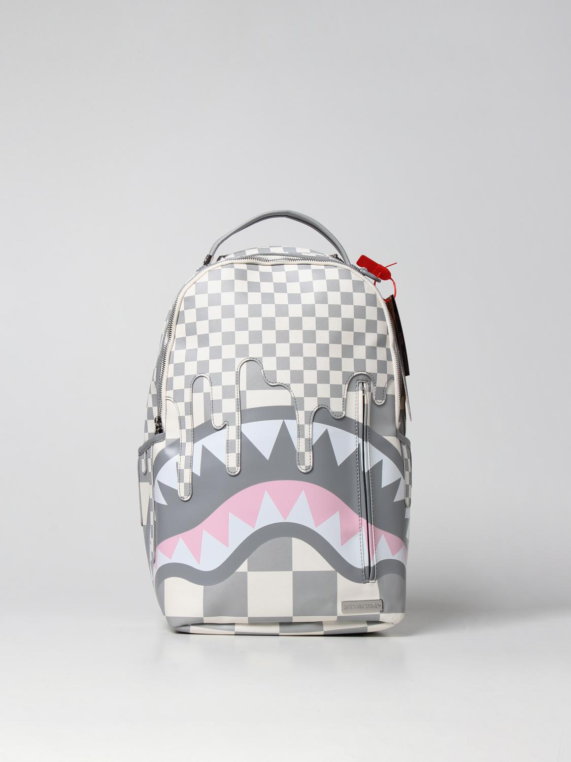 Sprayground ☆ 存在感を放つ グレー x ホワイト トートバッグ $_12.JPG?set_id=880000500F
