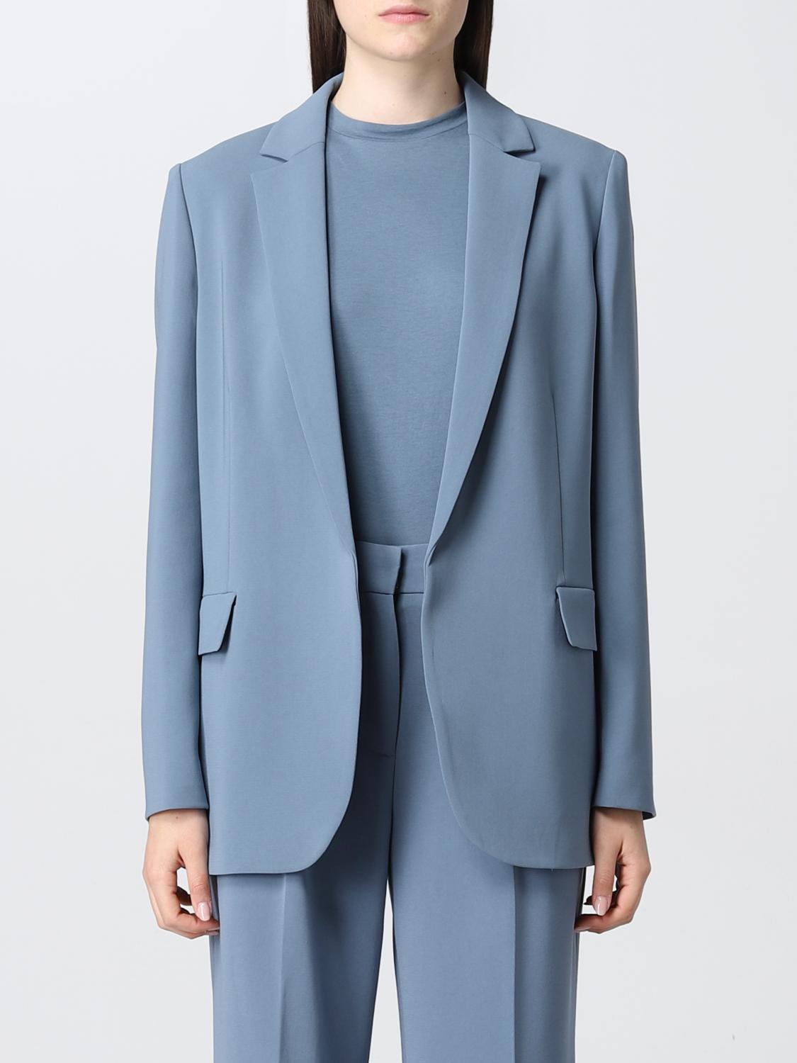 Theory blue blazer deals