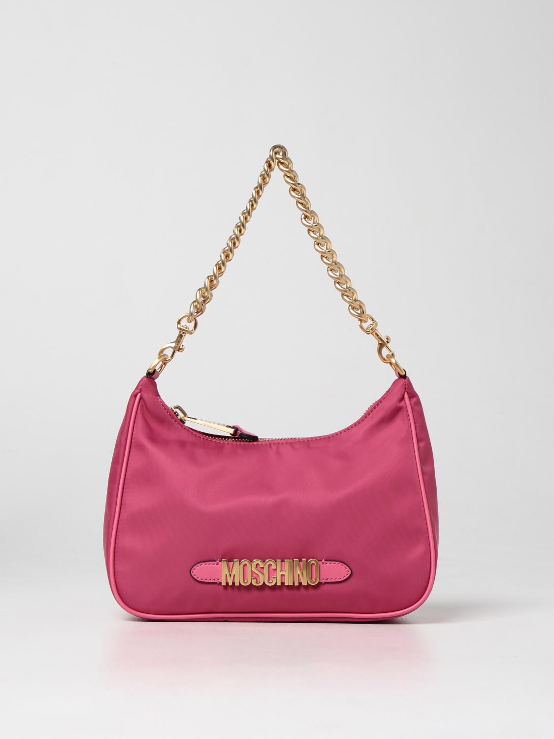ショルダーバッグ・ポシェット MOSCHINO COUTURE Woman Shoulder bag Fuchsia 74328202 1206 Moschino Couture Outlet: nylon hobo bag - Fuchsia | Moschino