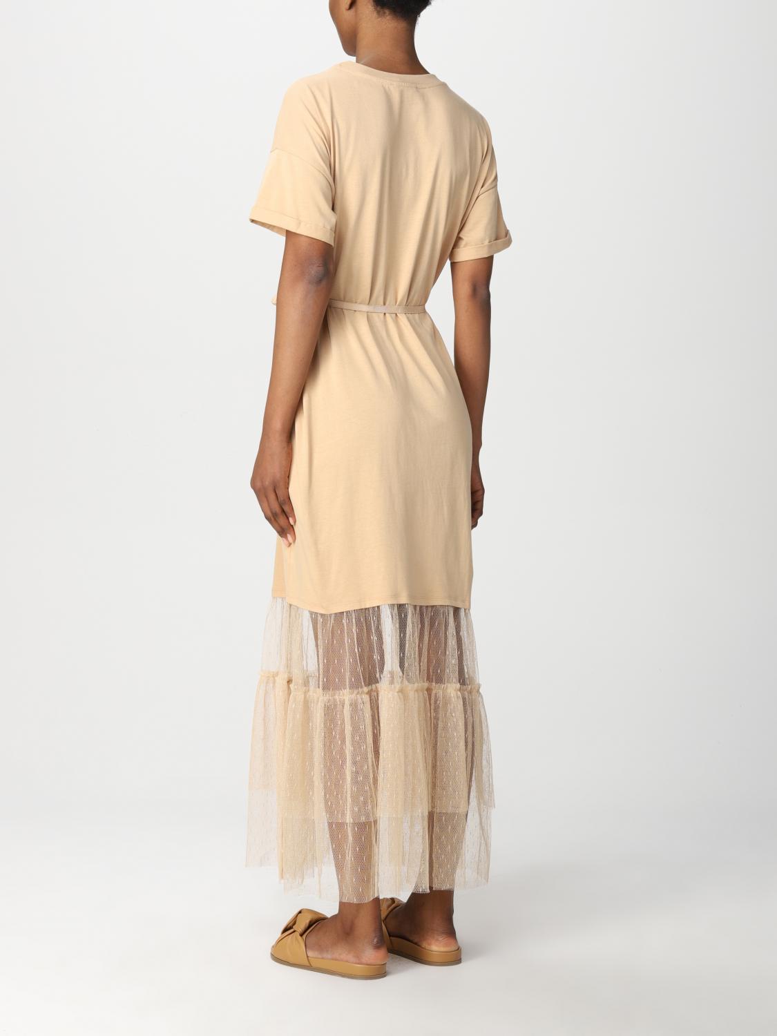 TWINSET VESTIDO: Vestido mujer Twin Set, Arena - Img 2