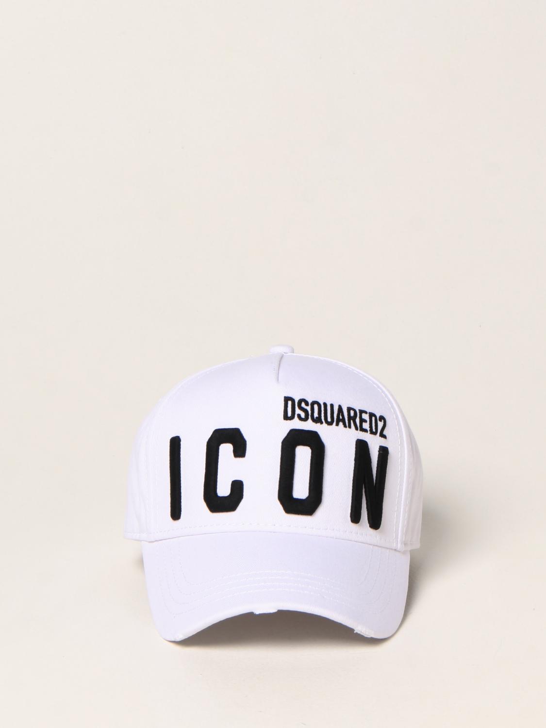 DSQUARED2 HAT: Dsquared2 baseball cap in cotton, White - Img 2
