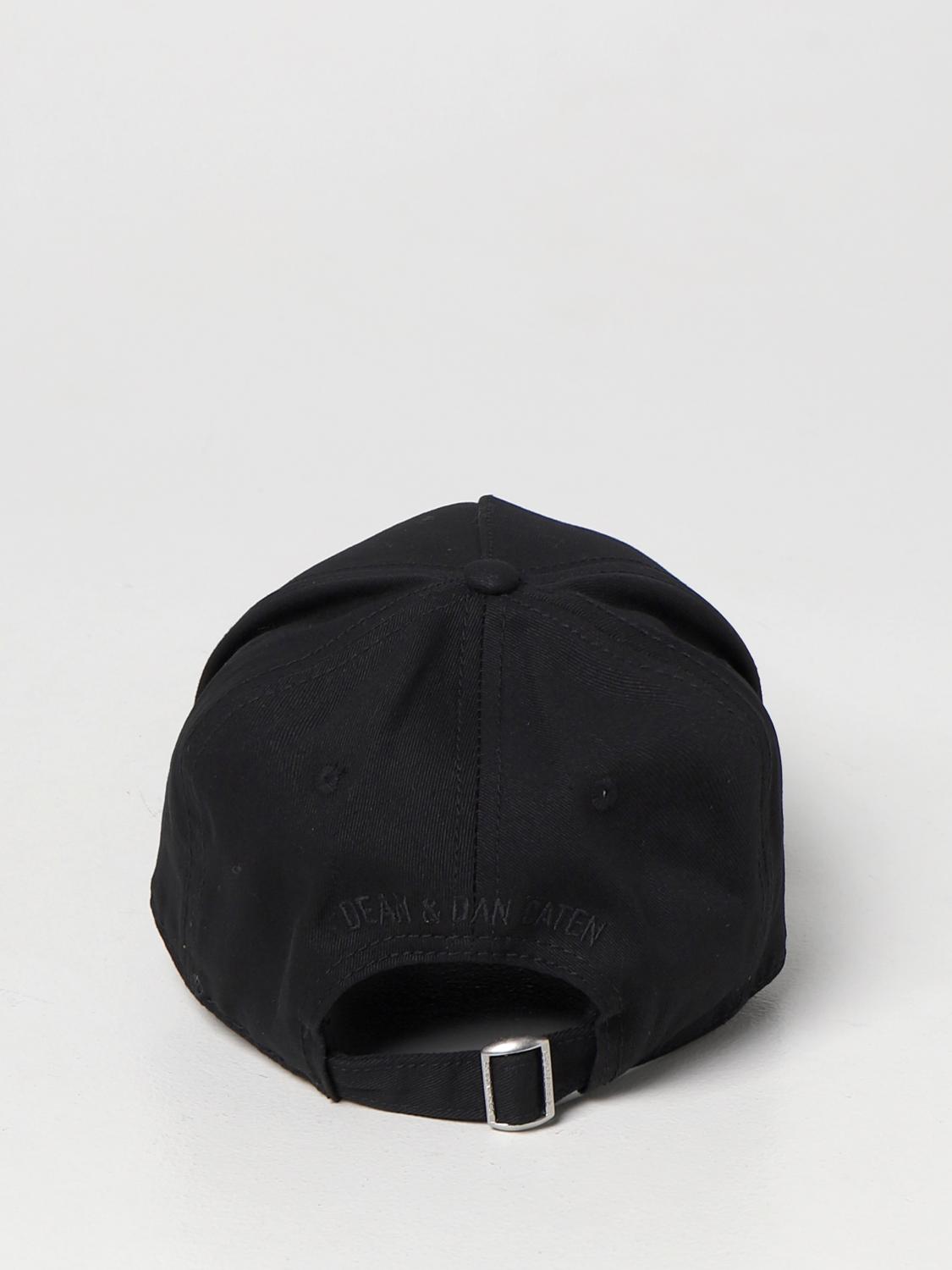 DSQUARED2 모자: 모자 남성 Dsquared2, 블랙 1 - Img 3