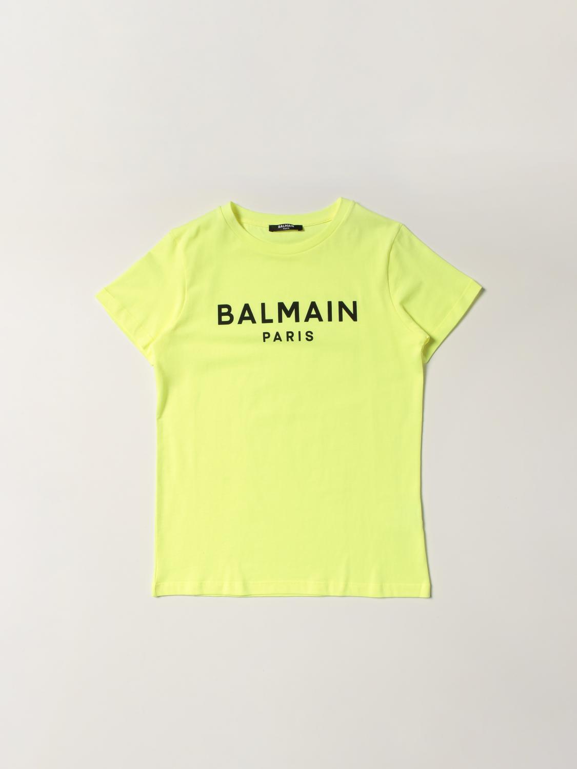 BALMAIN T-SHIRT: Balmain Jungen T-Shirt, Gelb - Img 1