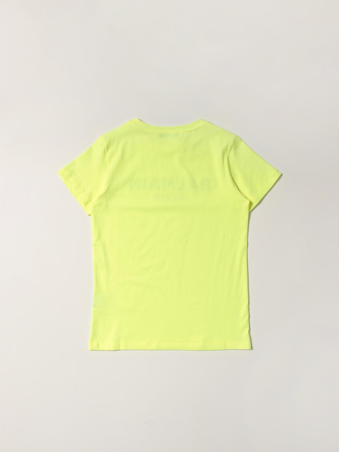 BALMAIN T-SHIRT: Balmain Jungen T-Shirt, Gelb - Img 2