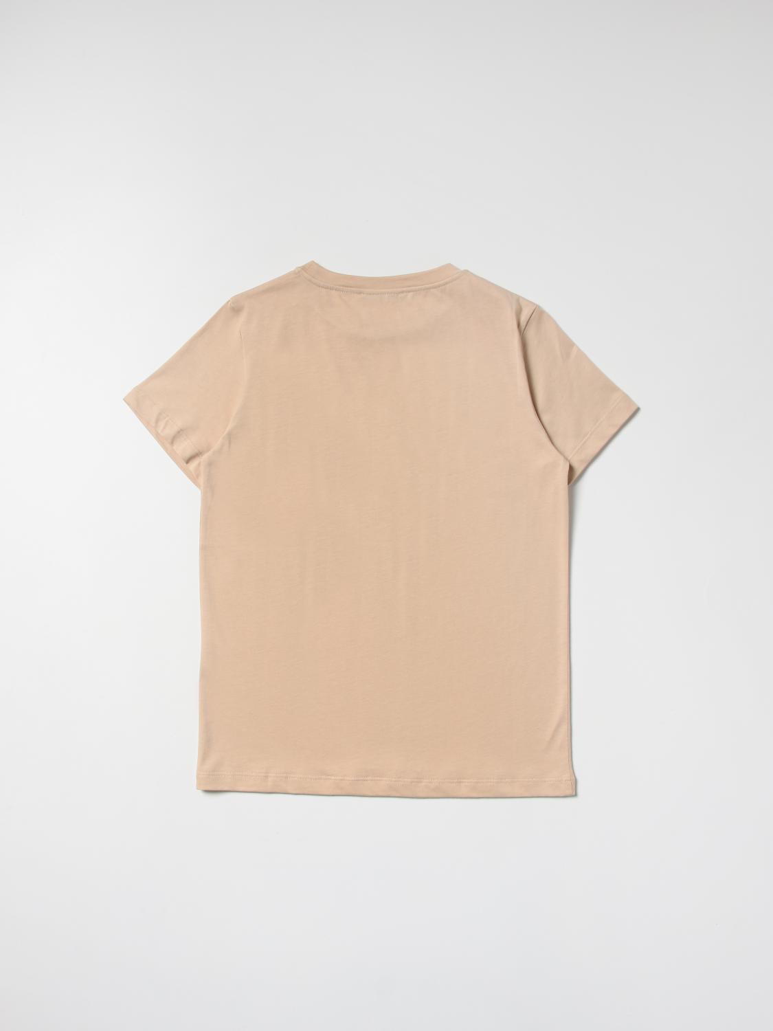 BALMAIN T-SHIRT: Balmain Jungen T-Shirt, Beige - Img 2