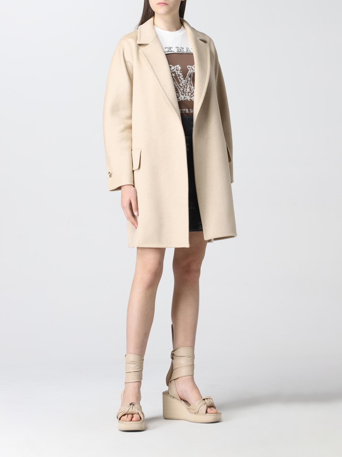 MAX MARA COAT: Max Mara camel coat, Yellow Cream - Img 2