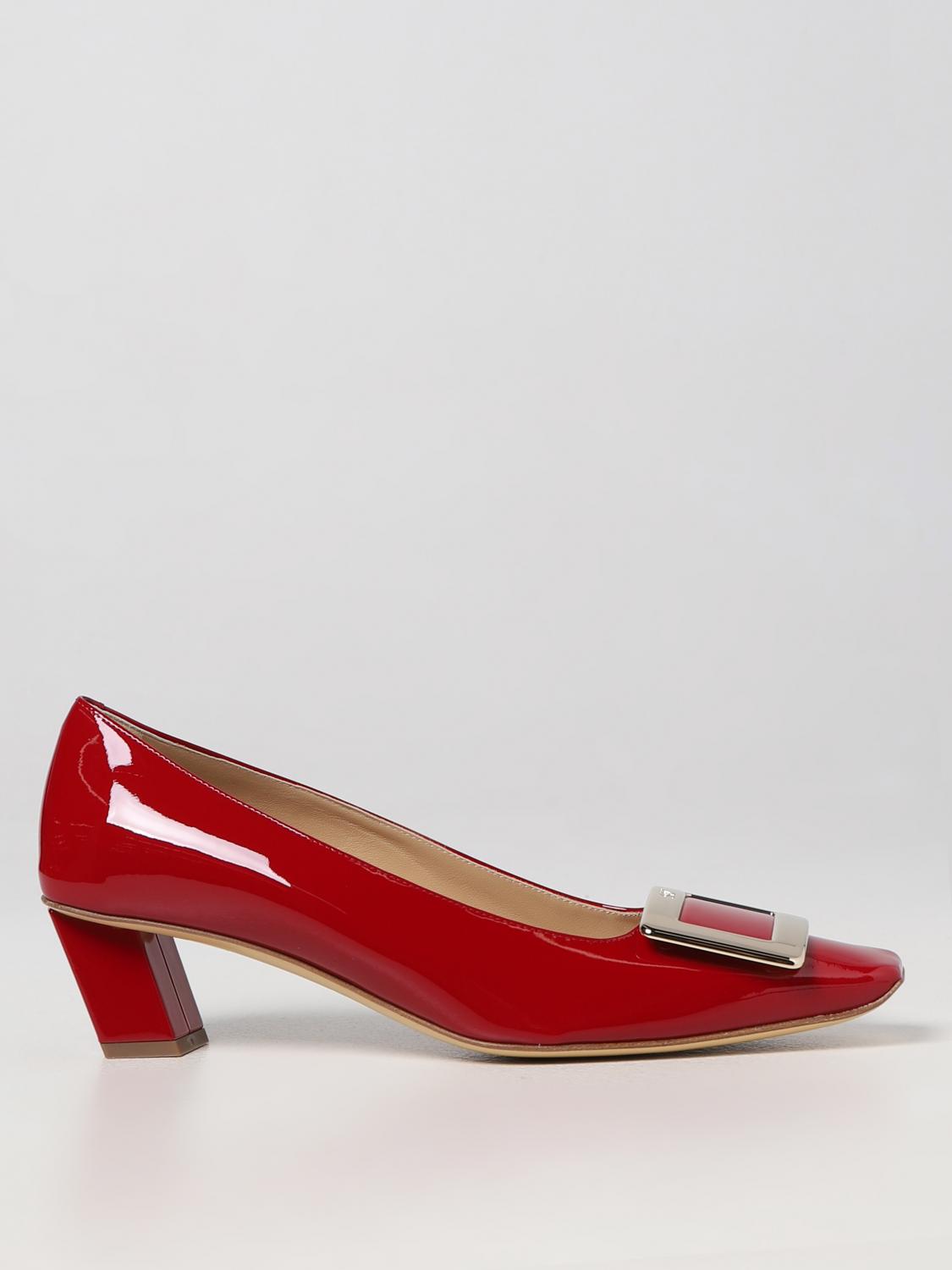 ROGER VIVIER: Belle Vivier Trompette patent leather pumps
