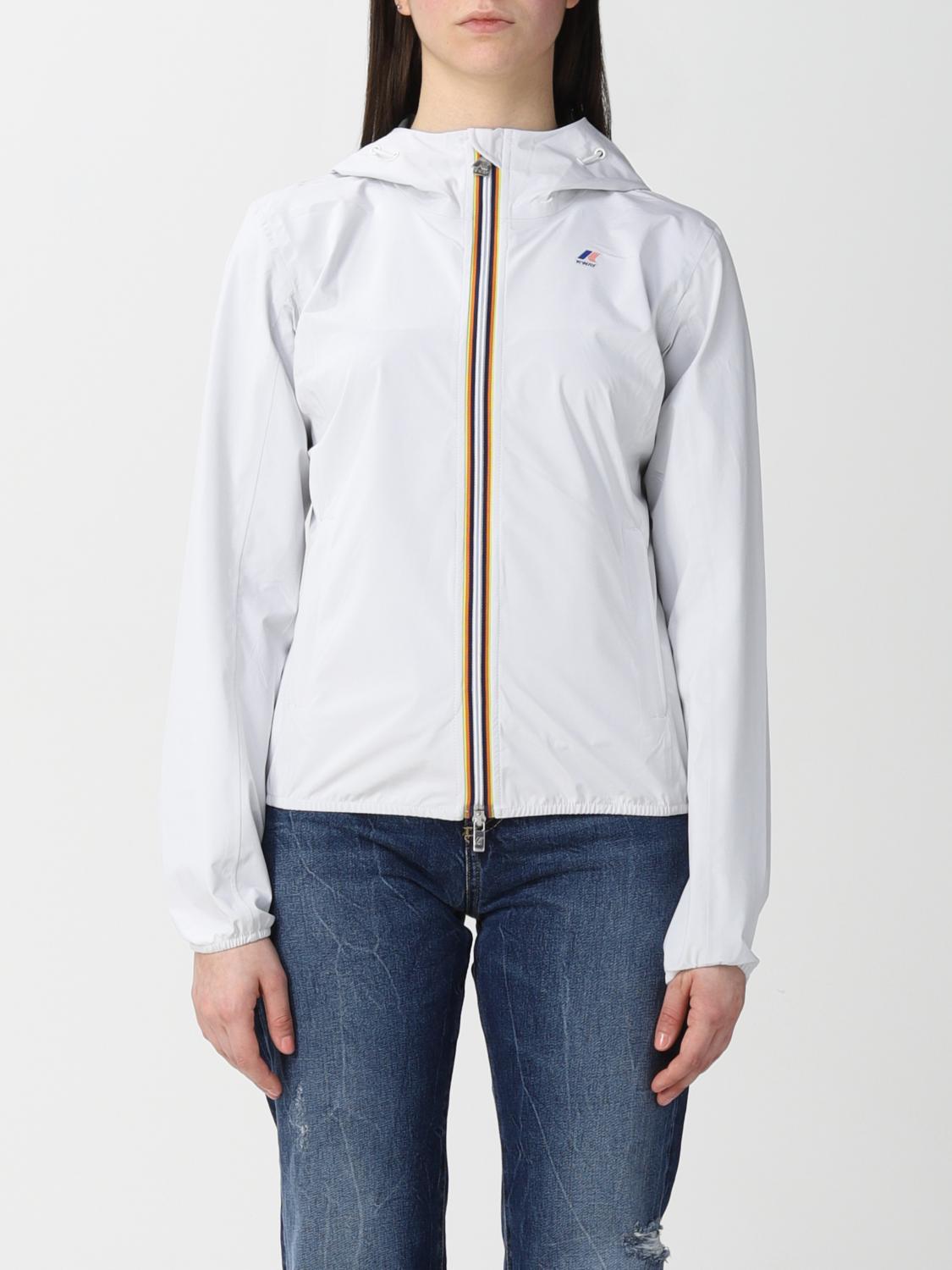 K-WAY CHAQUETA: Chaqueta mujer K-way, Blanco - Img 1