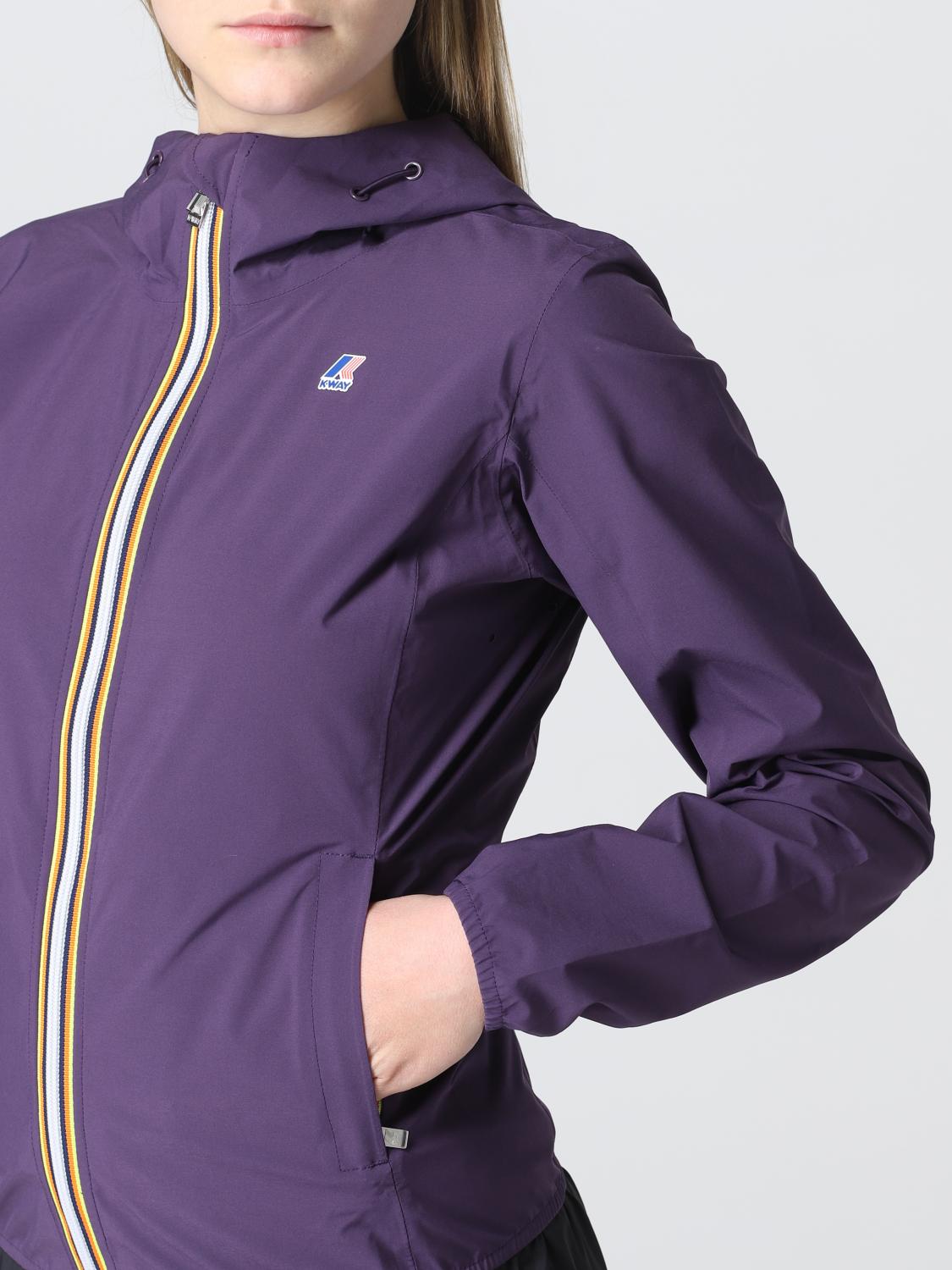 K-WAY JACKET: Jacket women K-way, Violet - Img 4