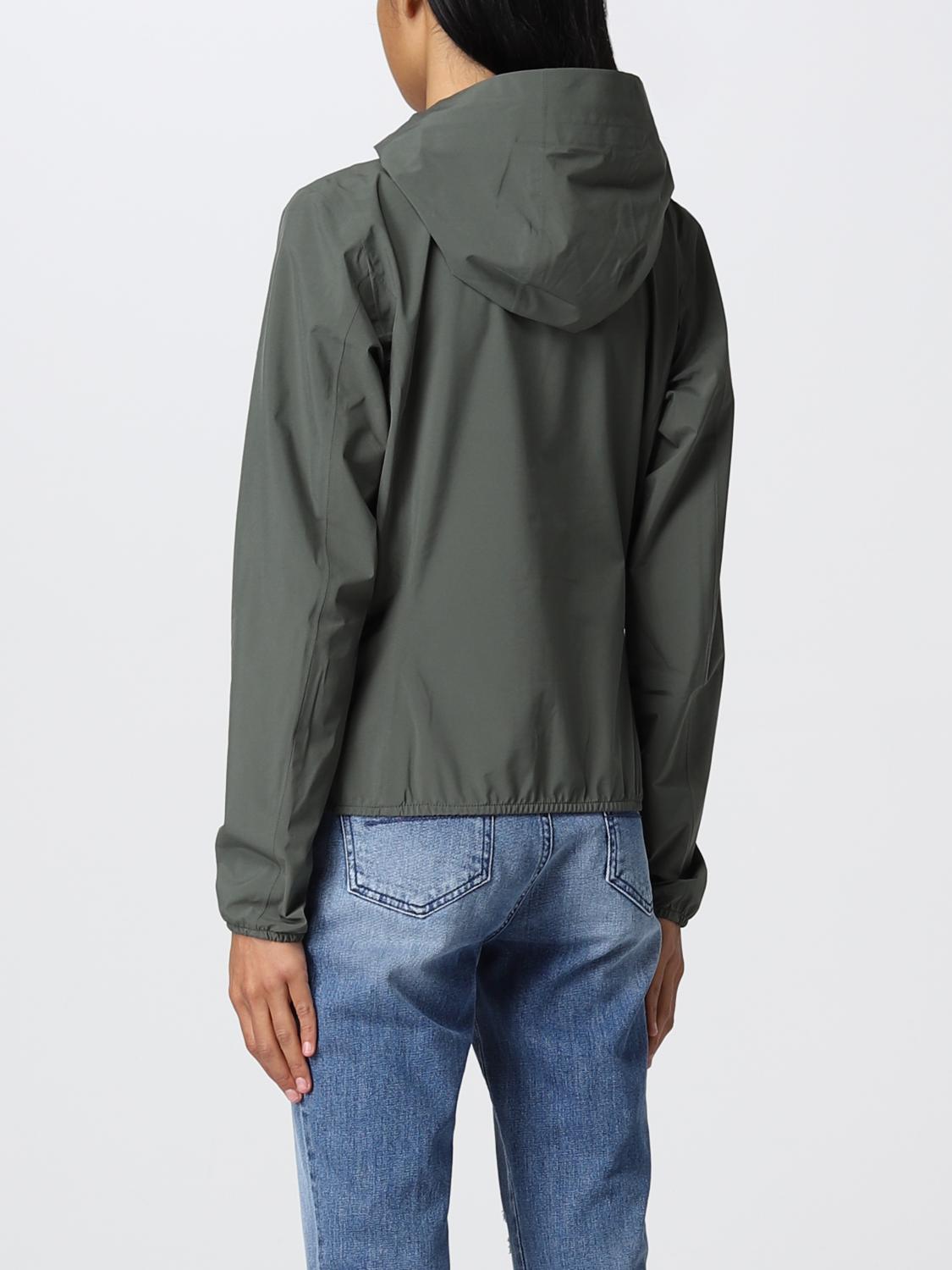 K-WAY JACKET: Jacket women K-way, Military - Img 2