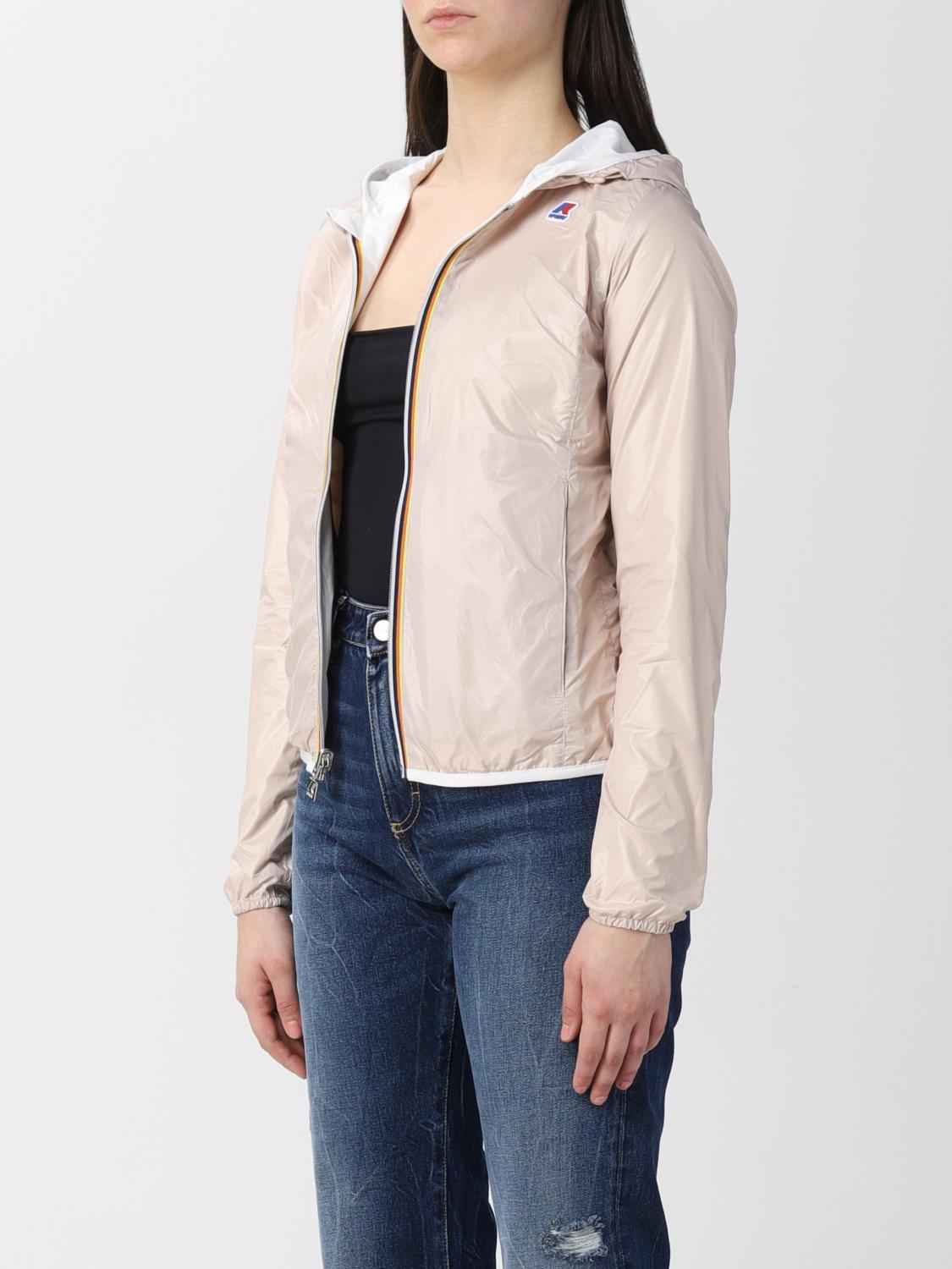 K-WAY CHAQUETA: Chaqueta mujer K-way, Blanco 1 - Img 3