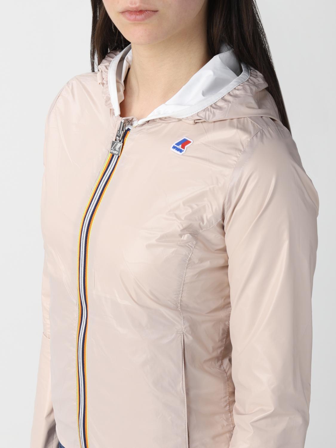 K-WAY CHAQUETA: Chaqueta mujer K-way, Blanco 1 - Img 4