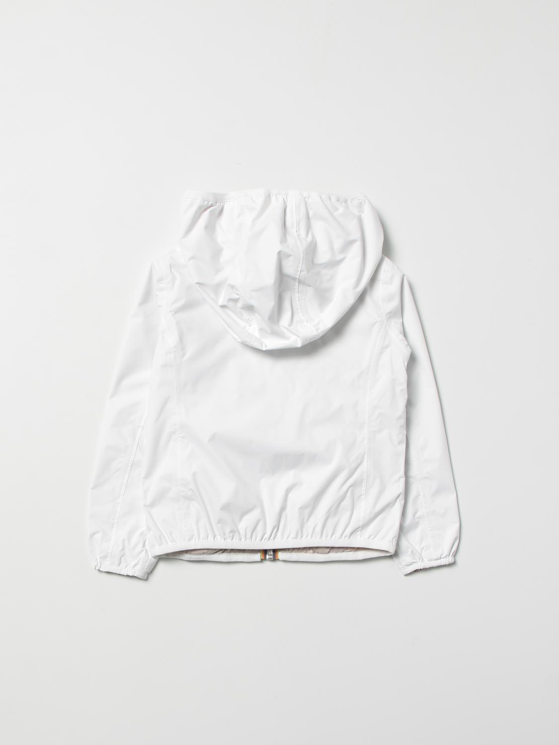 K-WAY JACKET: Jacket kids K-way, White - Img 2