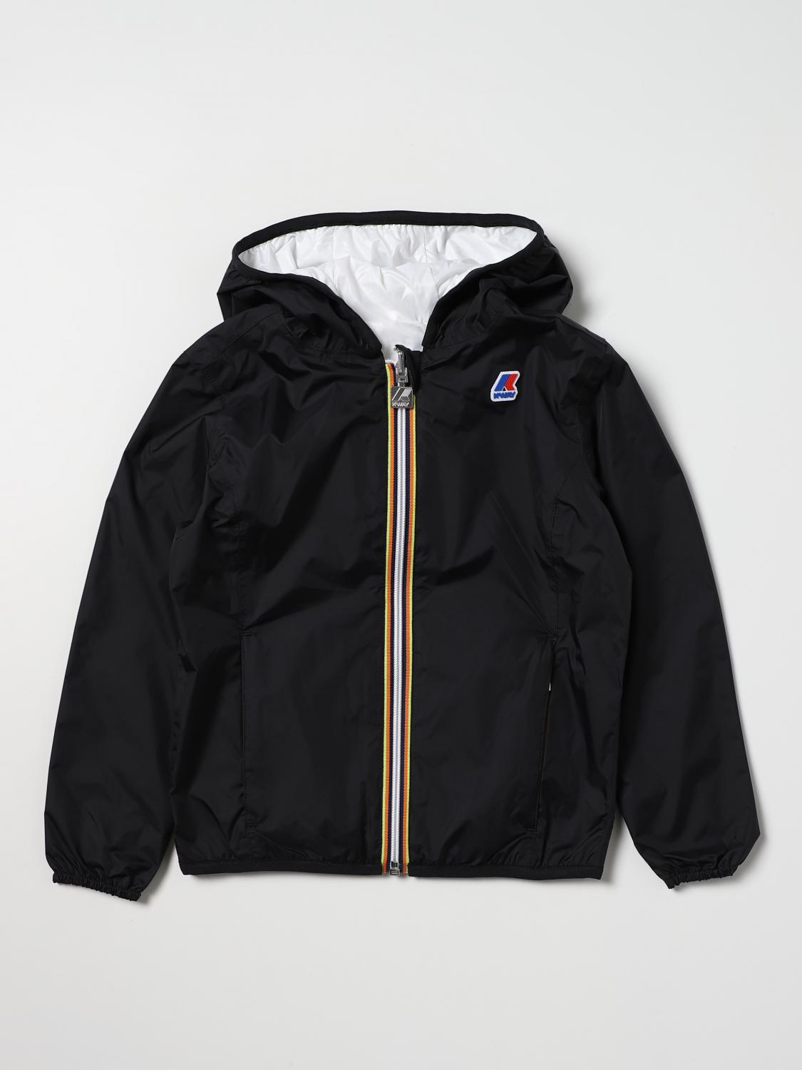 K-WAY JACKET: Jacket kids K-way, Black - Img 1