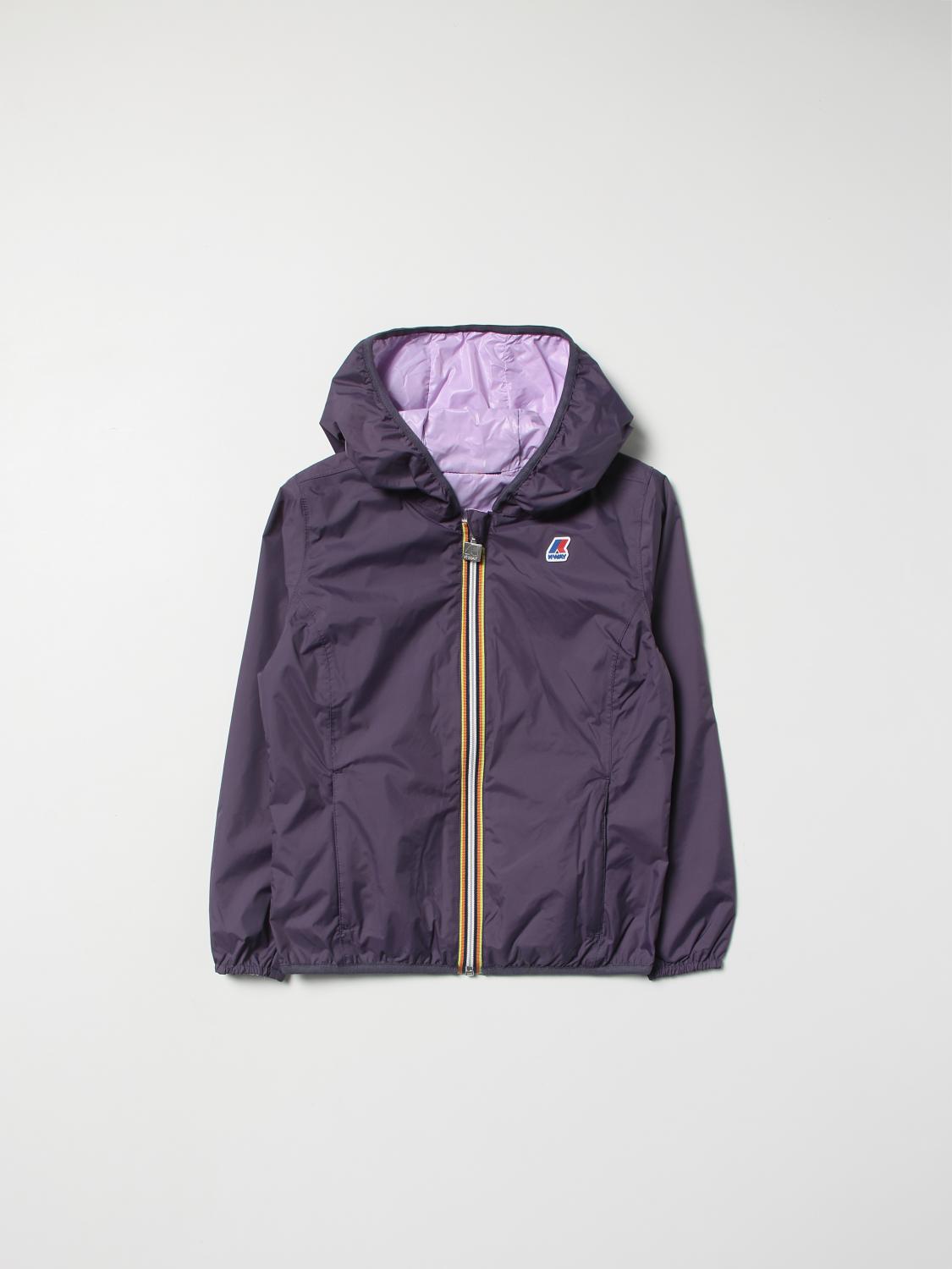 K-WAY JACKET: Jacket kids K-way, Violet - Img 1