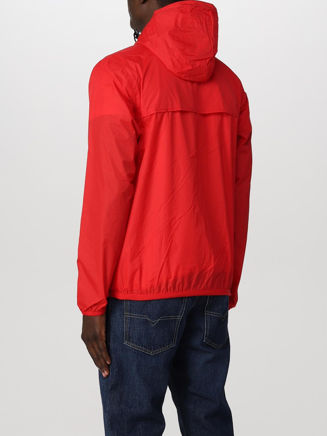 K-WAY JACKET: Jacket men K-way, Red - Img 2