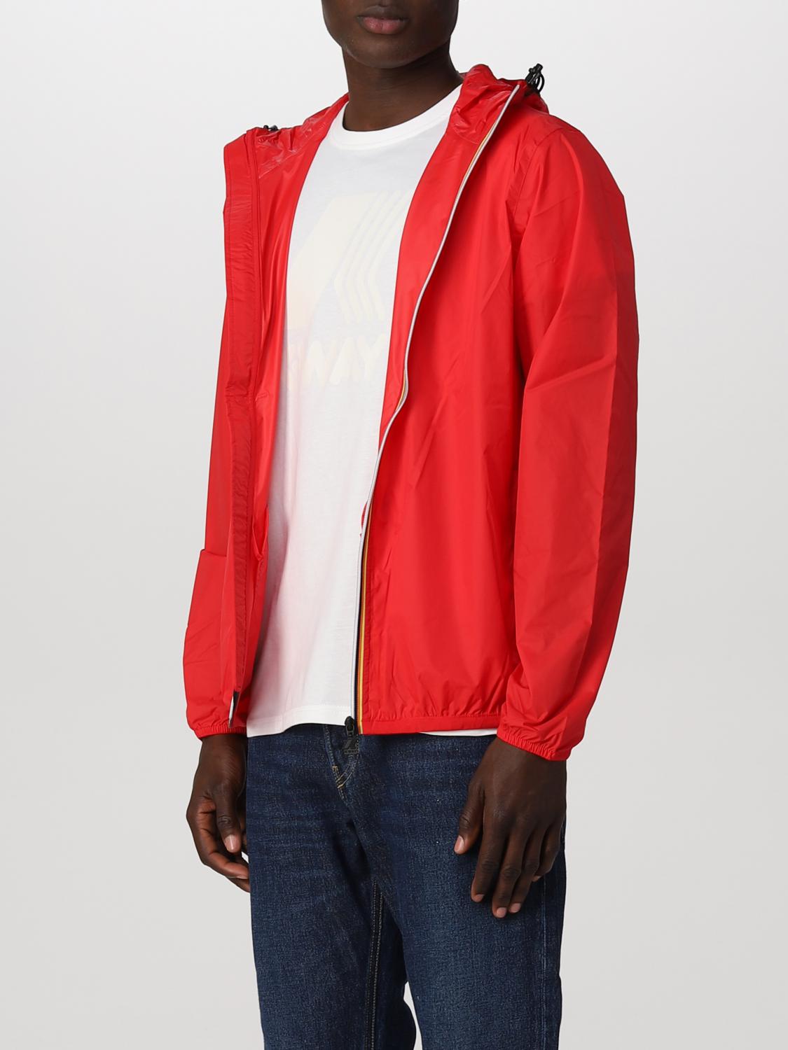 K-WAY JACKET: Jacket men K-way, Red - Img 3