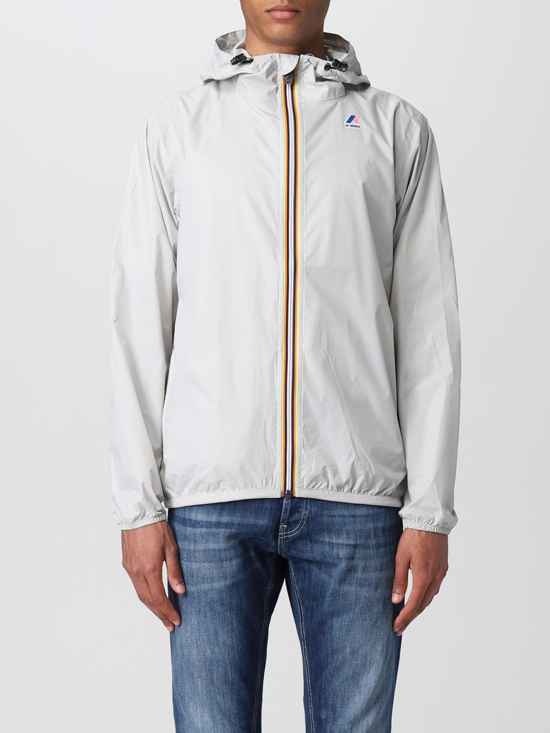 K-WAY JACKET: Jacket men K-way, Grey - Img 1