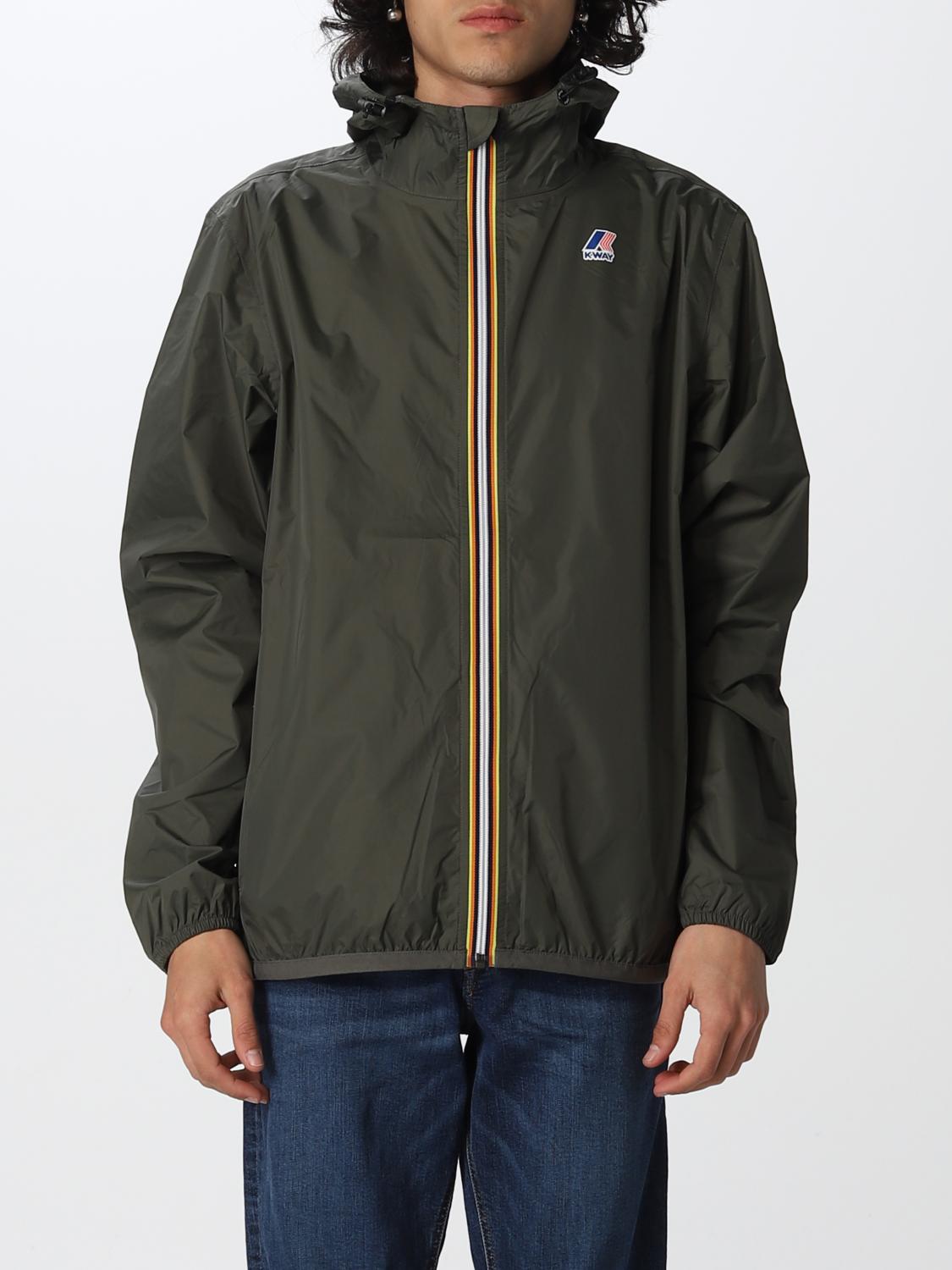 K-WAY JACKET: Jacket men K-way, Military - Img 1