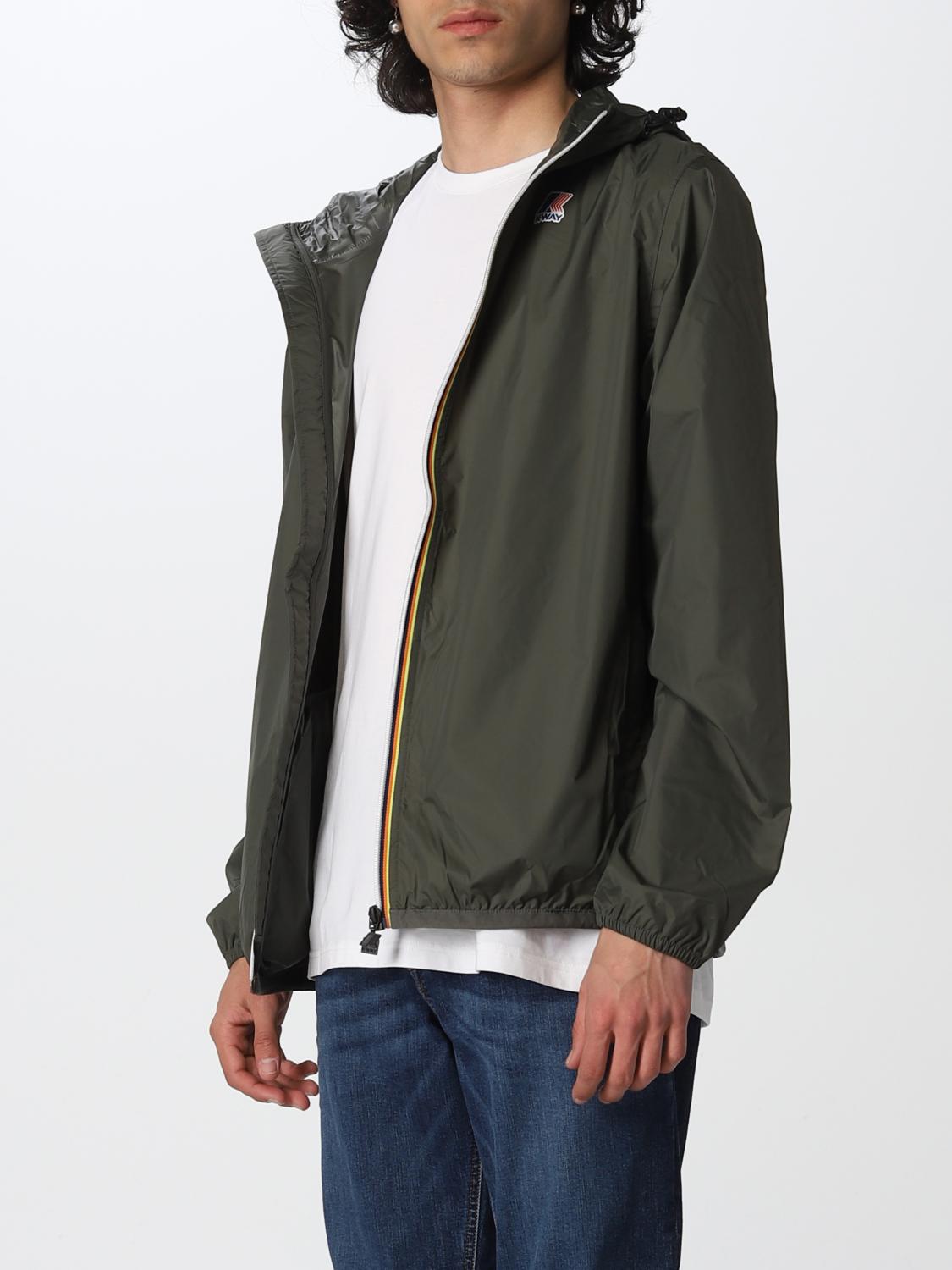K-WAY JACKET: Jacket men K-way, Military - Img 3