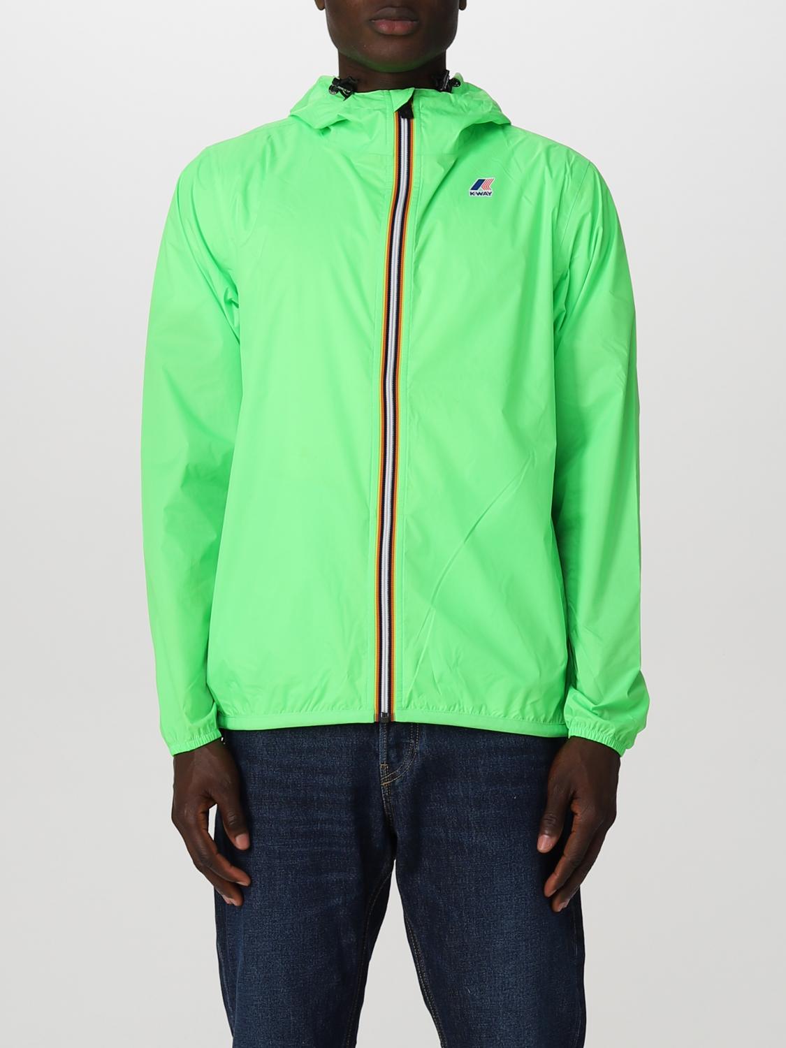 K-WAY JACKET: Jacket men K-way, Bottle Green - Img 1