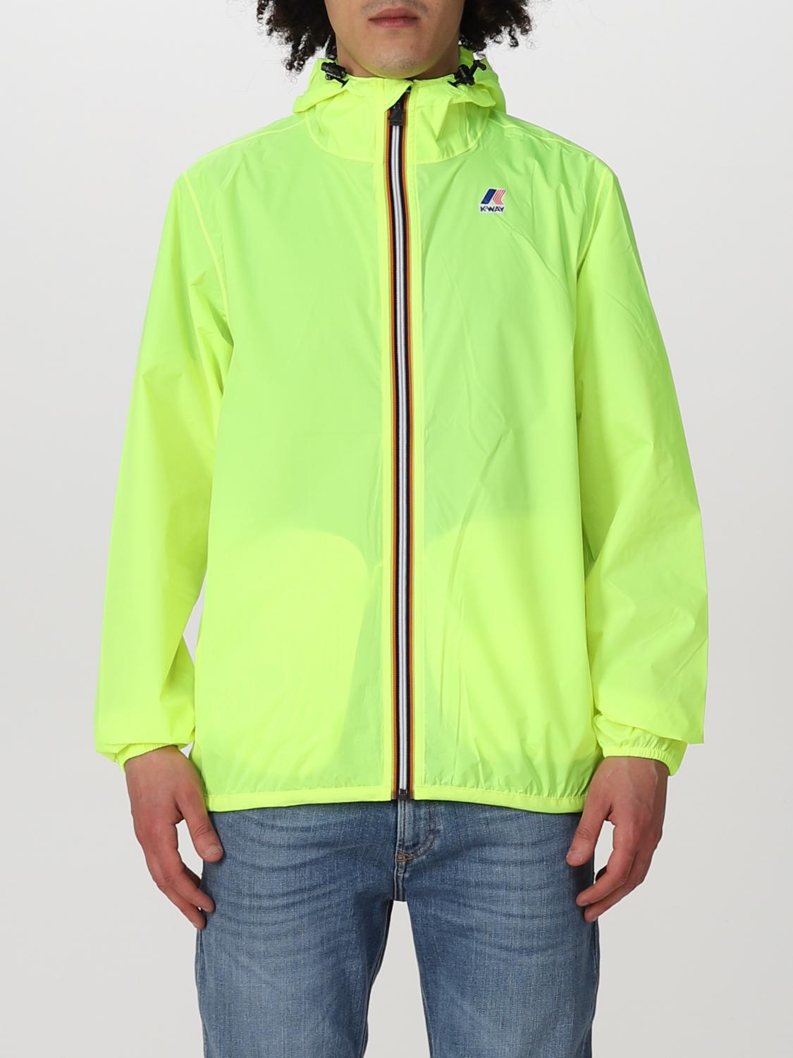 K-WAY JACKET: Jacket men K-way, Straw Yellow - Img 1