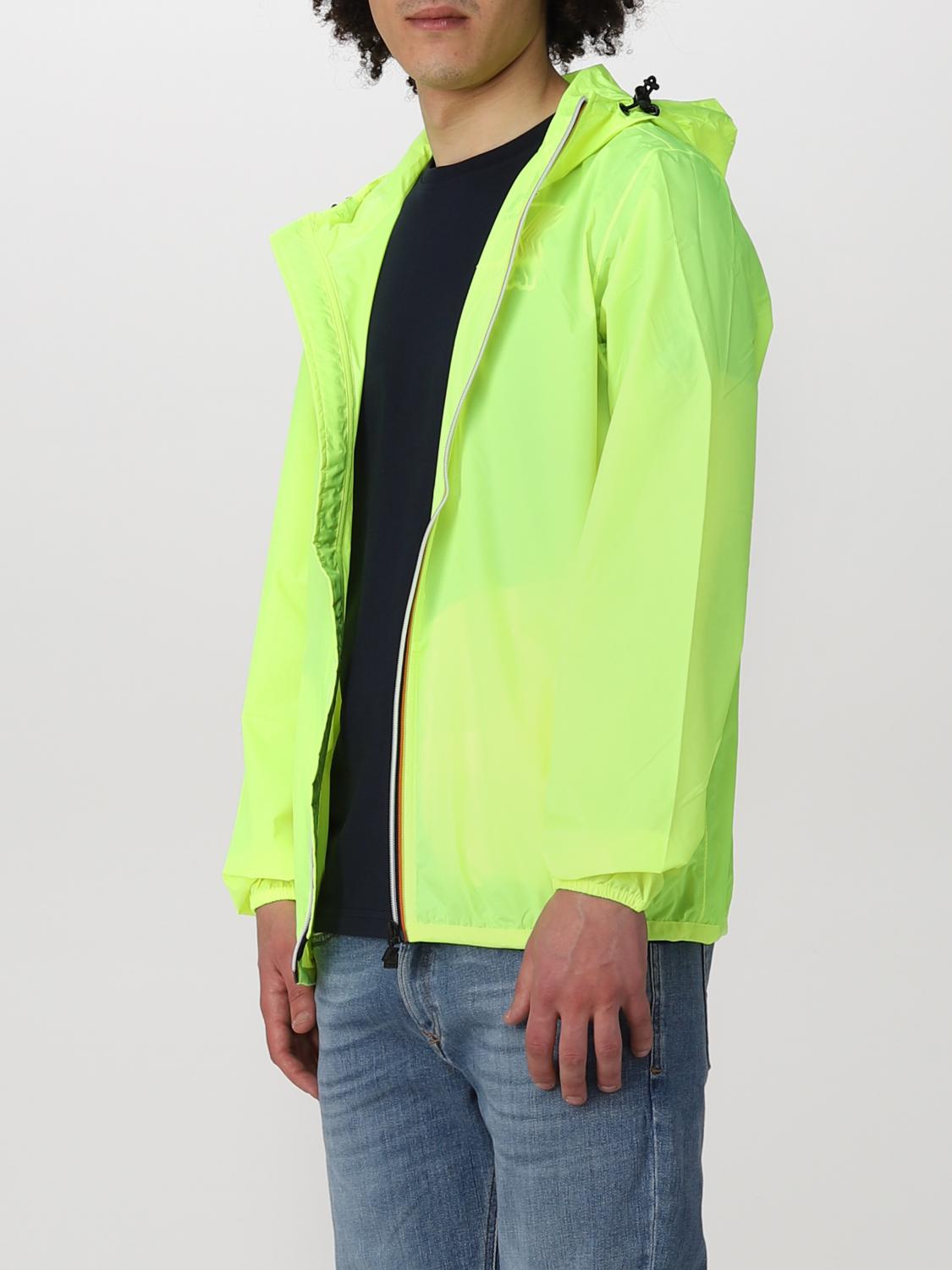 K-WAY JACKET: Jacket men K-way, Straw Yellow - Img 3