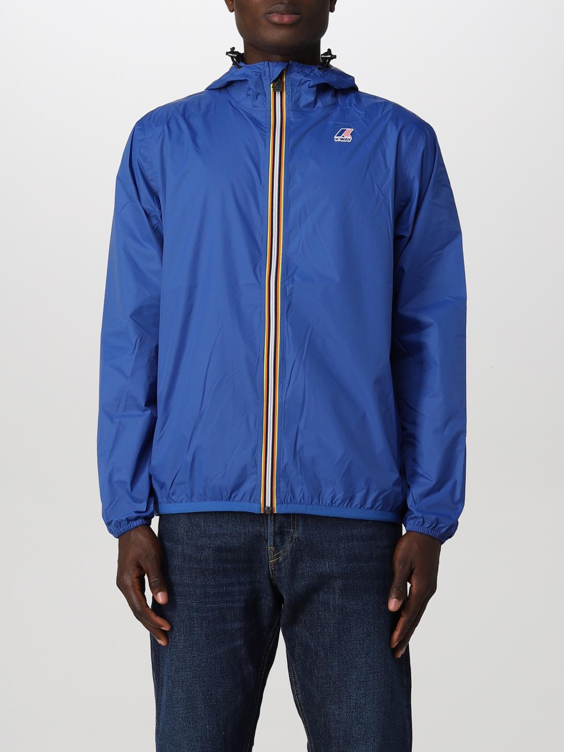 K-WAY JACKET: Jacket men K-way, Royal Blue - Img 1