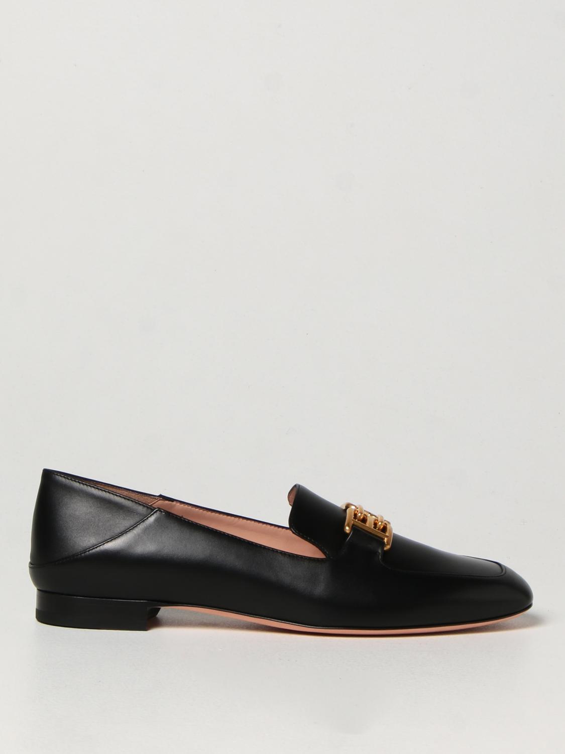 BALLY: Ellah leather loafers - Black | Bally loafers ELLAH