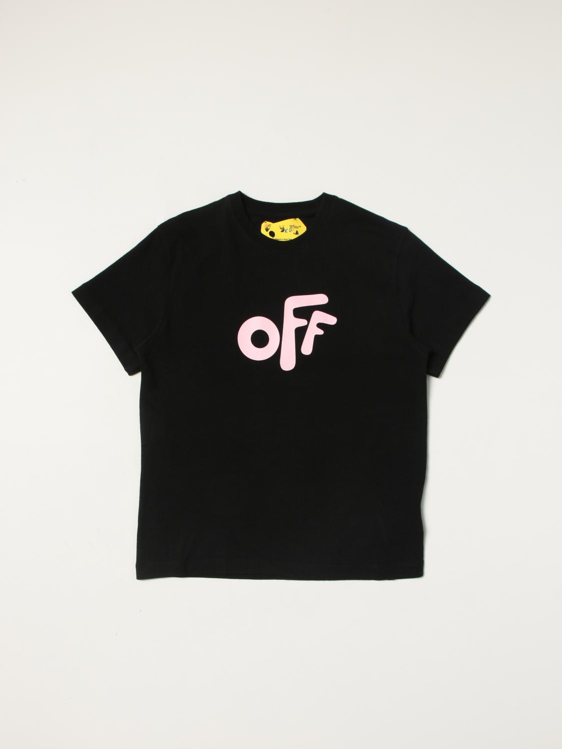 Off White Kids Girls T Shirt In Black 2