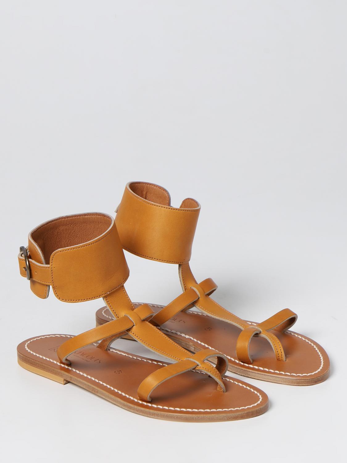 サンダル・ミュール K Jacques SS25 'Caravelle' sandals (CARAVELLE PULNOIR) K.Jacques Sandales Caravelle – Pul Noir