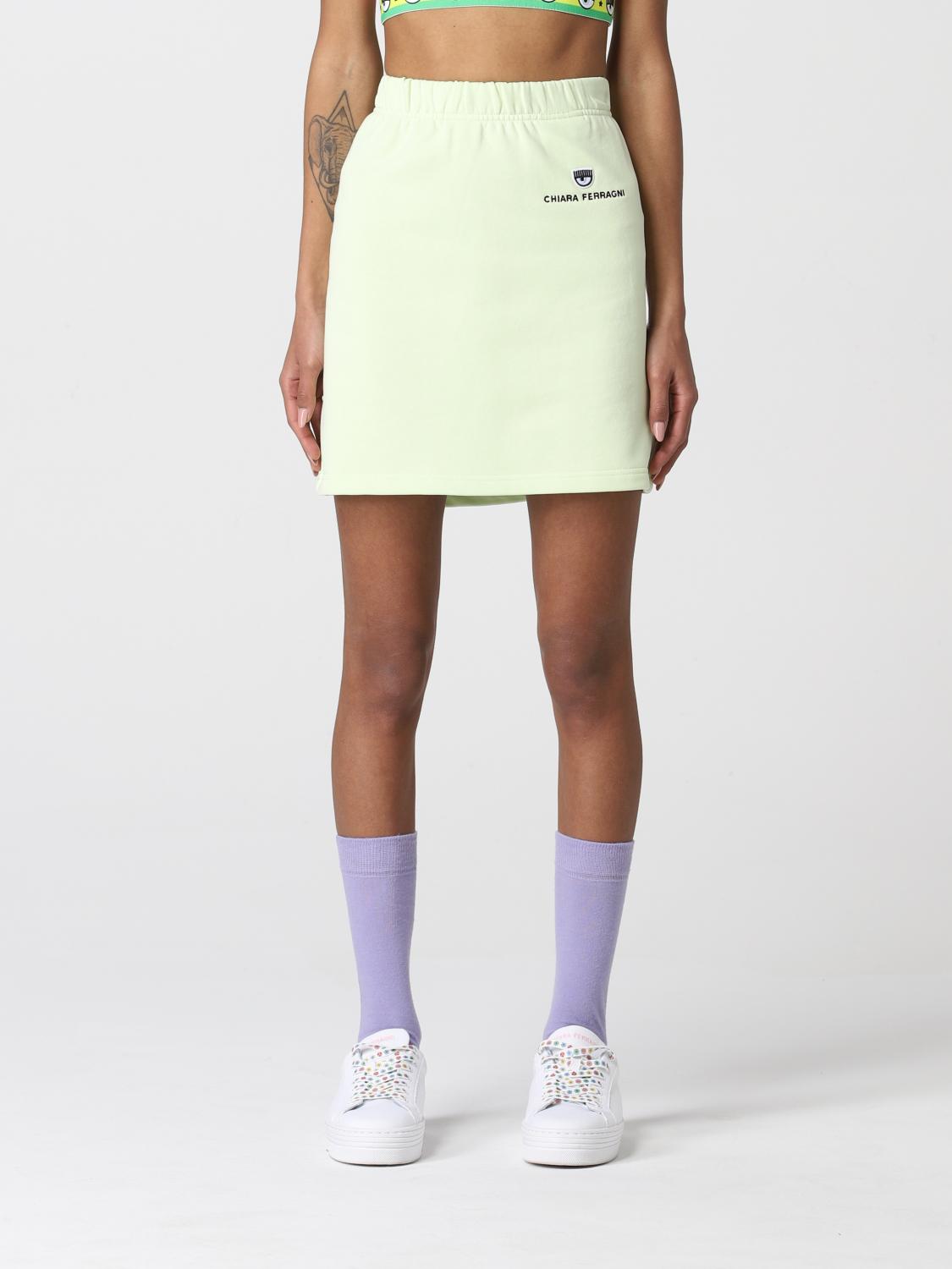 CHIARA FERRAGNI ROCK: Chiara Ferragni Damen Rock, Limette - Img 1