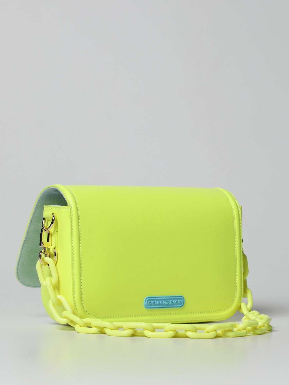 CHIARA FERRAGNI SAC BANDOULIÈRE: Sac porté épaule femme Chiara Ferragni, Lime - Img 2