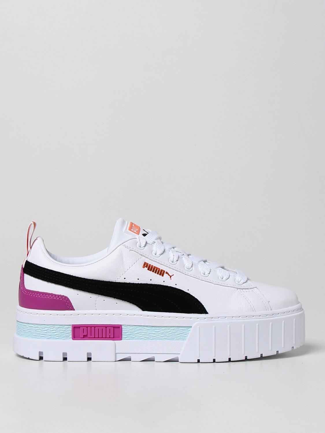 PUMA: Chaussures femme Blanc Baskets Puma 381983 en ligne sur