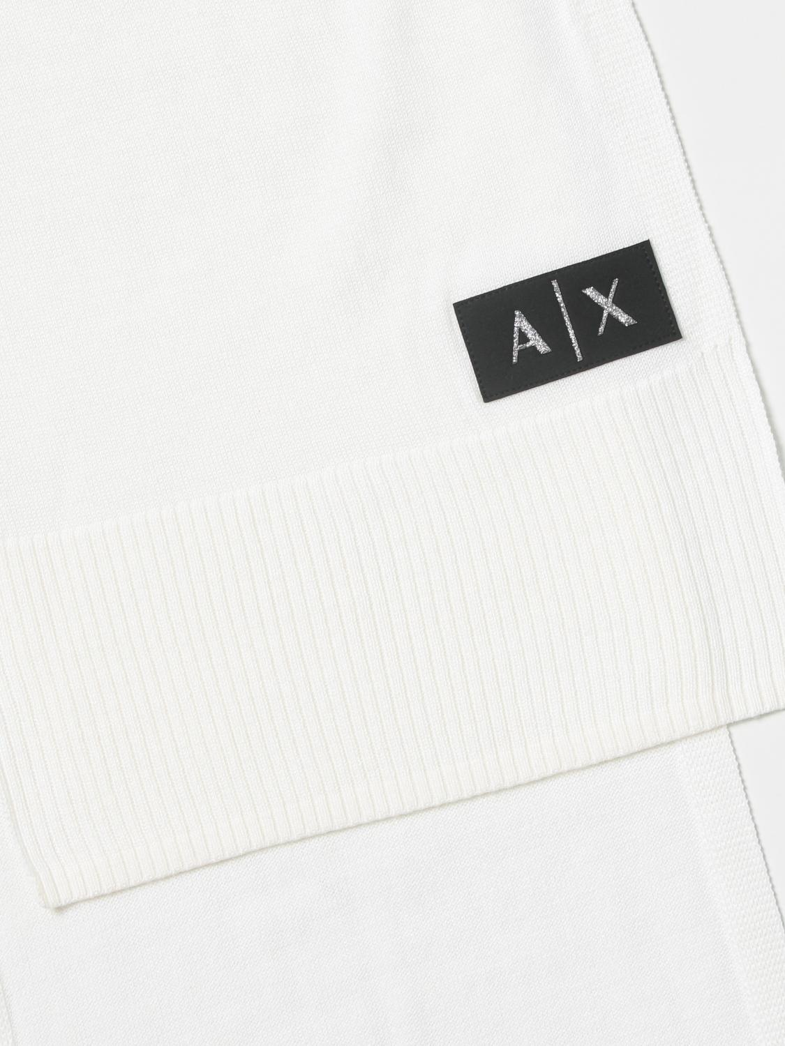 ARMANI EXCHANGE SCHAL: Armani Exchange Damen Schal, Weiß - Img 3