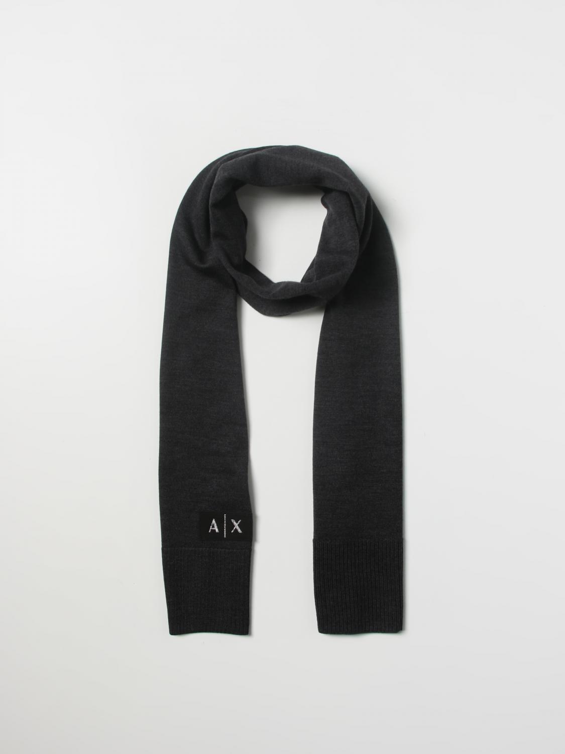 ARMANI EXCHANGE SCIARPA: Sciarpa Armani Exchange con logo, Grigio - Img 2