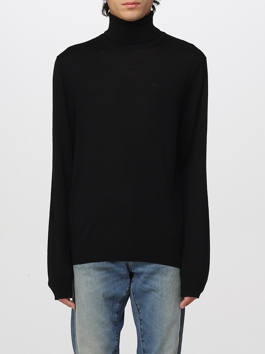 ARMANI EXCHANGE PULLOVER: Armani Exchange Herren Pullover, Schwarz - Img 1