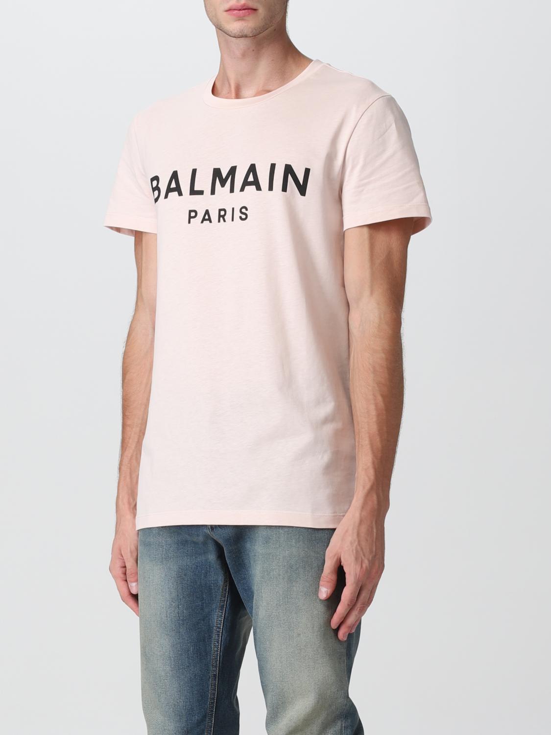 BALMAIN CAMISETA: Camiseta hombre Balmain, Rosa - Img 4