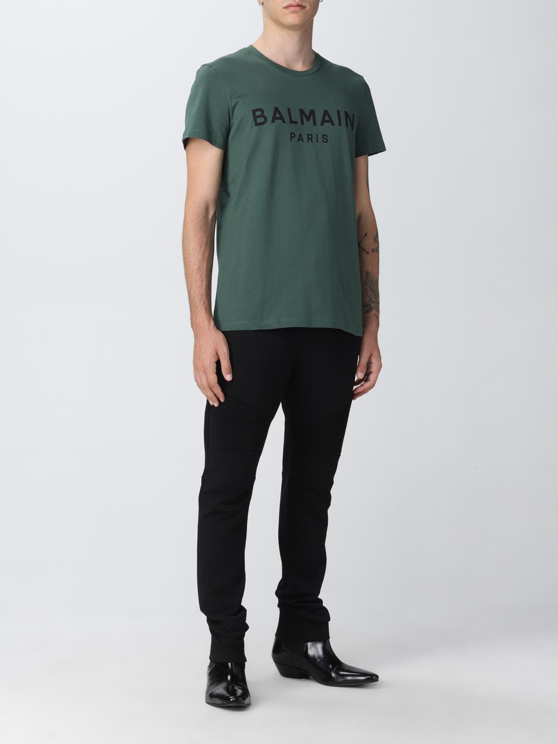 BALMAIN CAMISETA: Camiseta hombre Balmain, Verde - Img 2