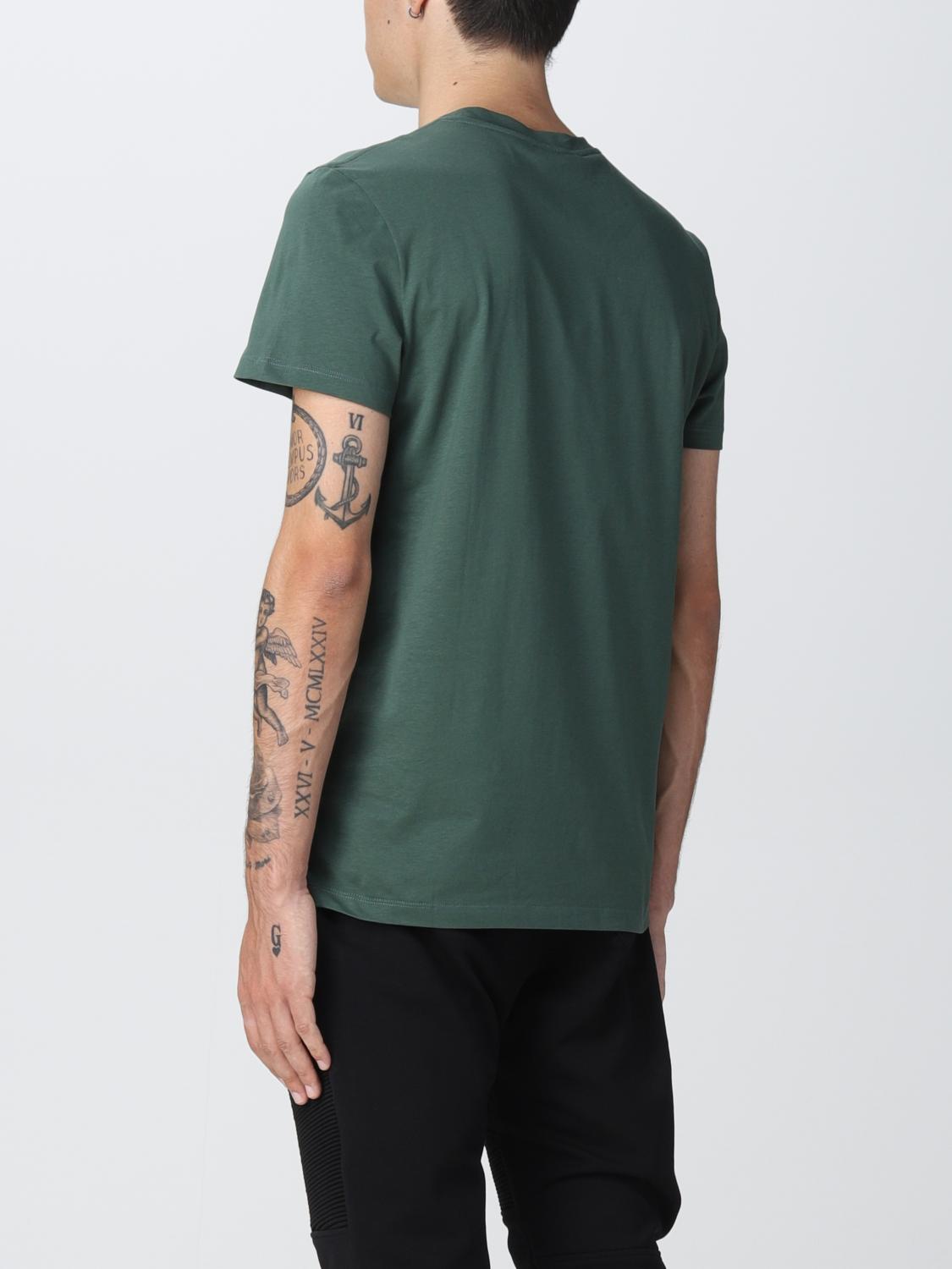 BALMAIN CAMISETA: Camiseta hombre Balmain, Verde - Img 3