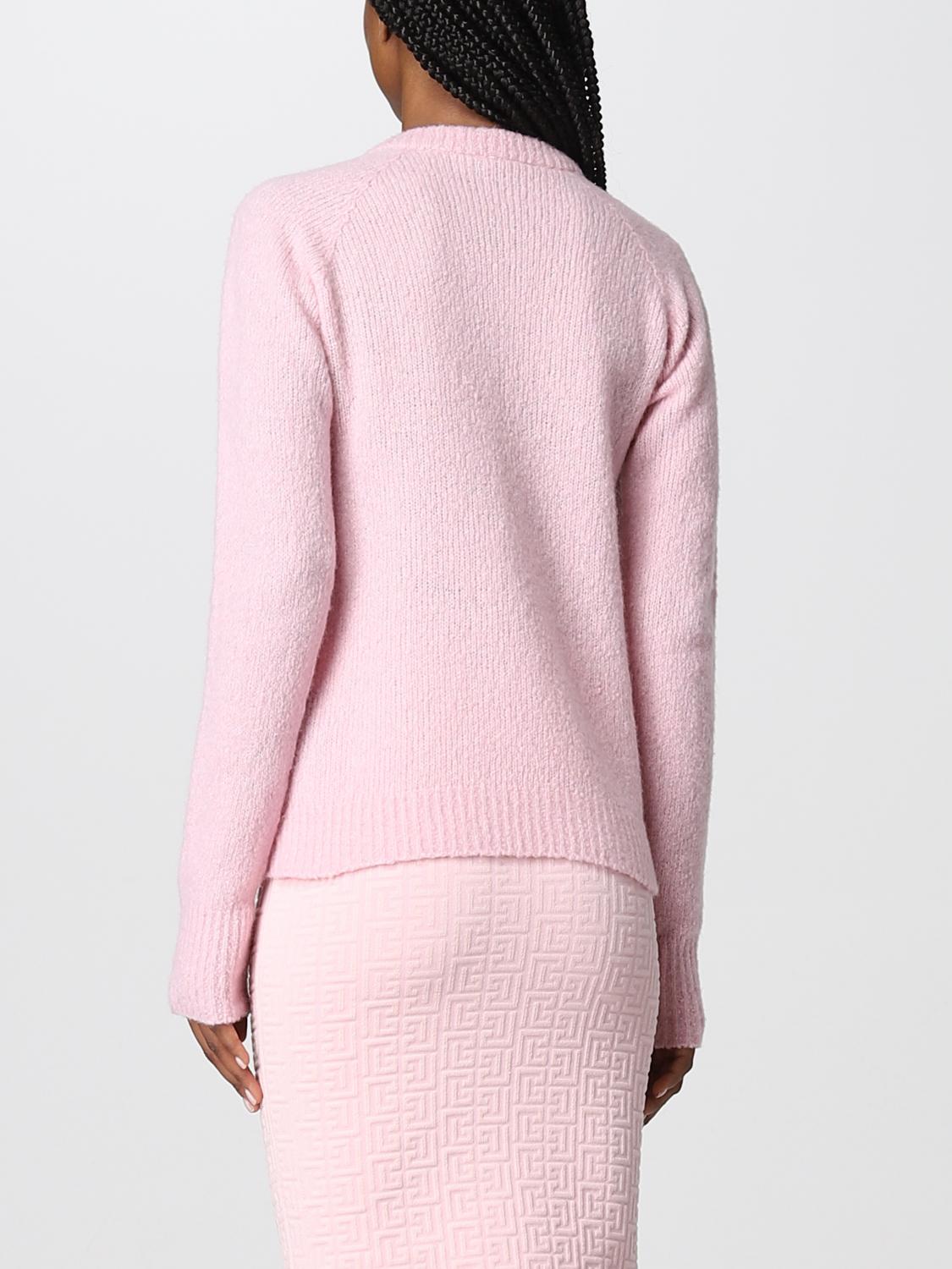 BALMAIN PULLOVER: Balmain Damen Pullover, Pink - Img 3