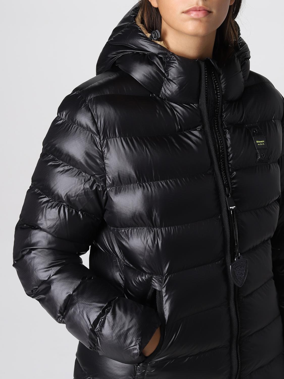 BLAUER JACKET: Jacket women Blauer, Black - Img 4