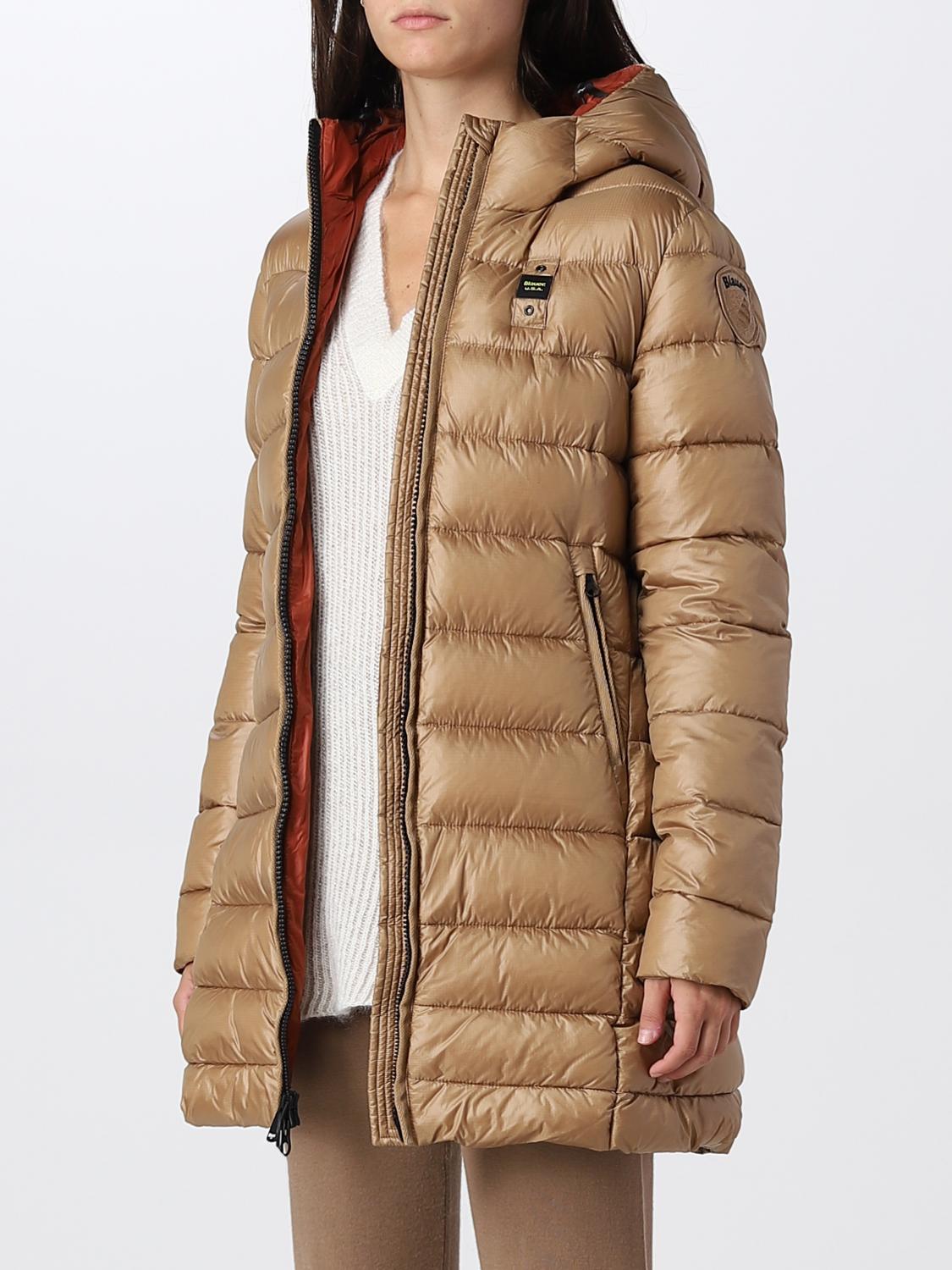 BLAUER JACKET: Jacket women Blauer, Mud - Img 3