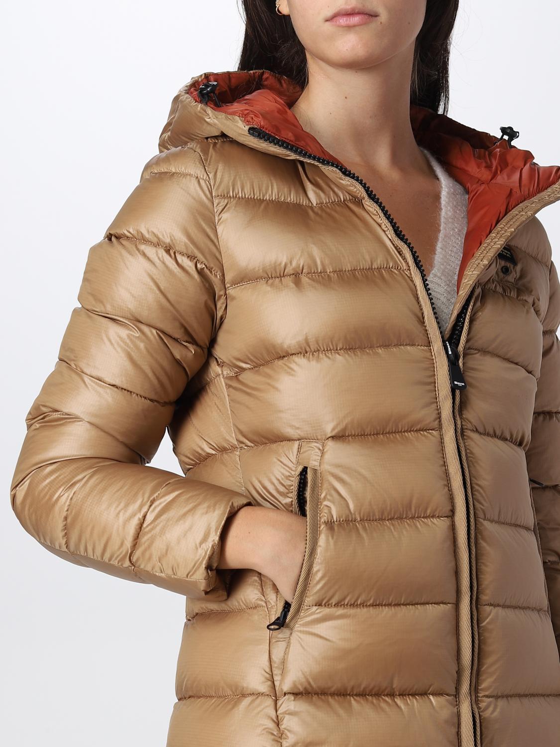 BLAUER JACKET: Jacket women Blauer, Mud - Img 4